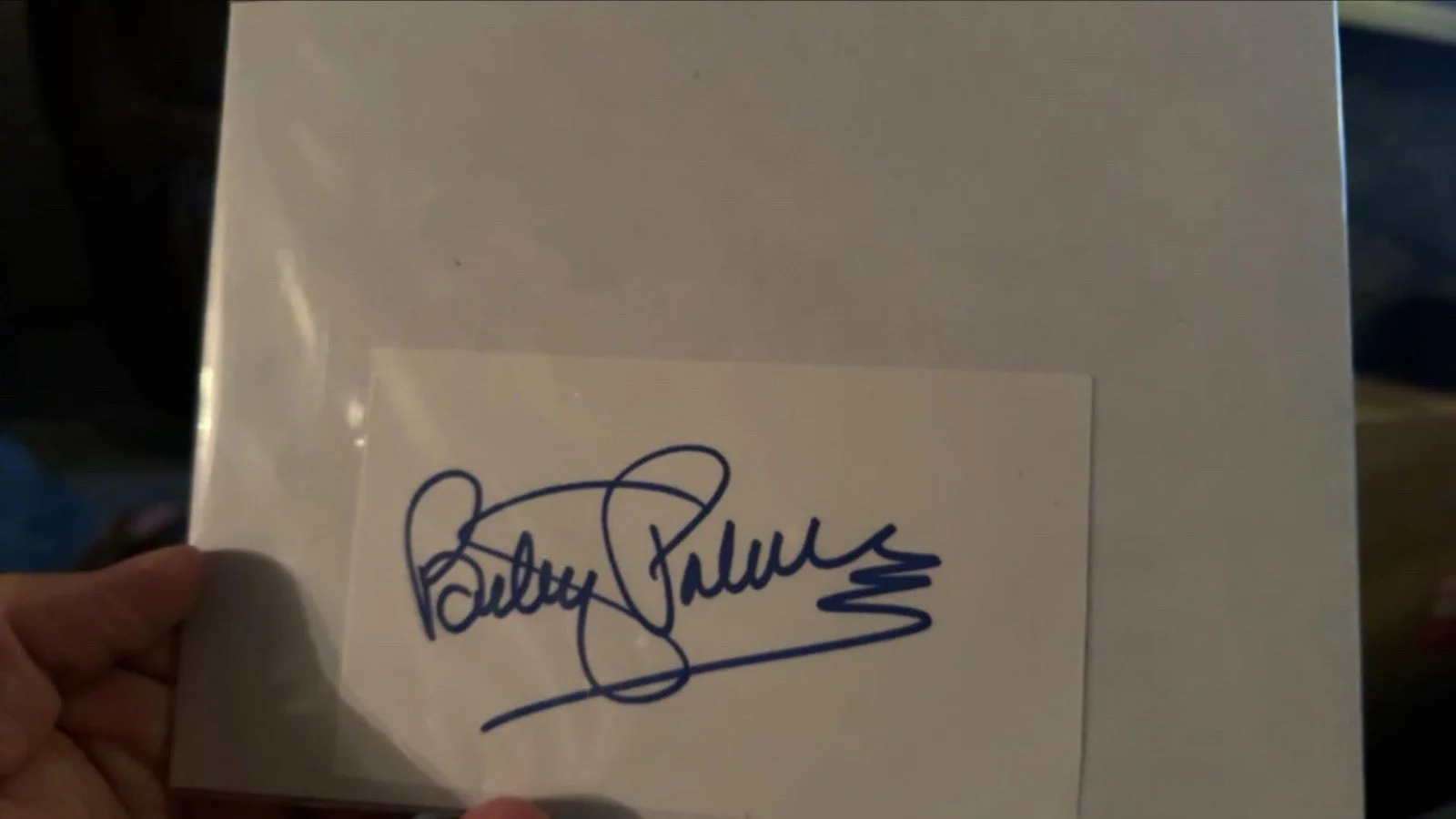 John Carpenter And Betsy Palmer Signed Cards/ Photos, image 2