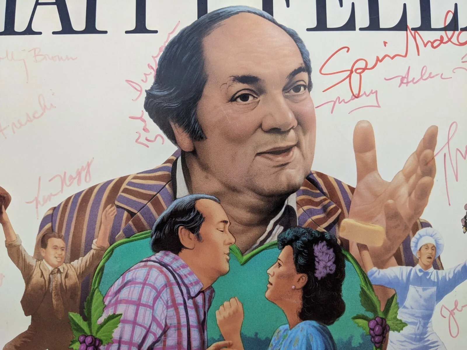 The Most Happy Fella Signed by Los Angeles Cast Window Card & Cast Group Photo, изображение 2