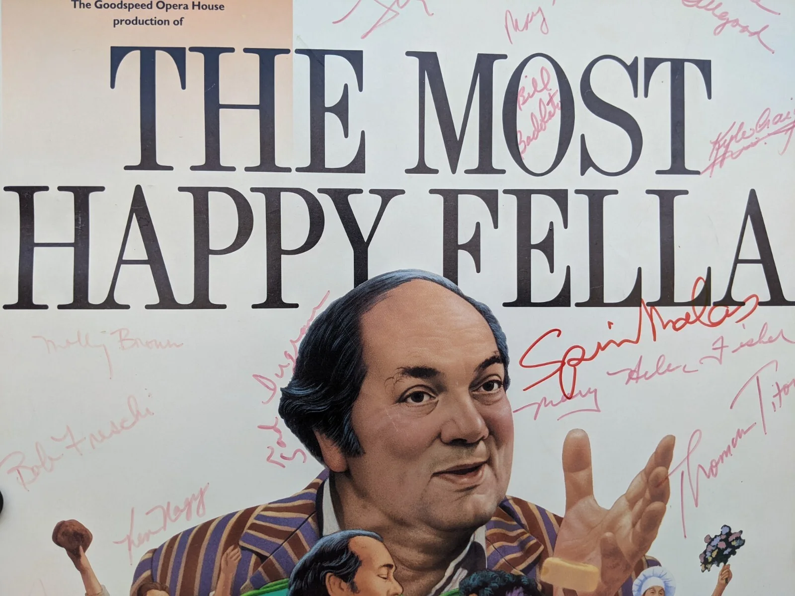 The Most Happy Fella Signed by Los Angeles Cast Window Card & Cast Group Photo, изображение 4