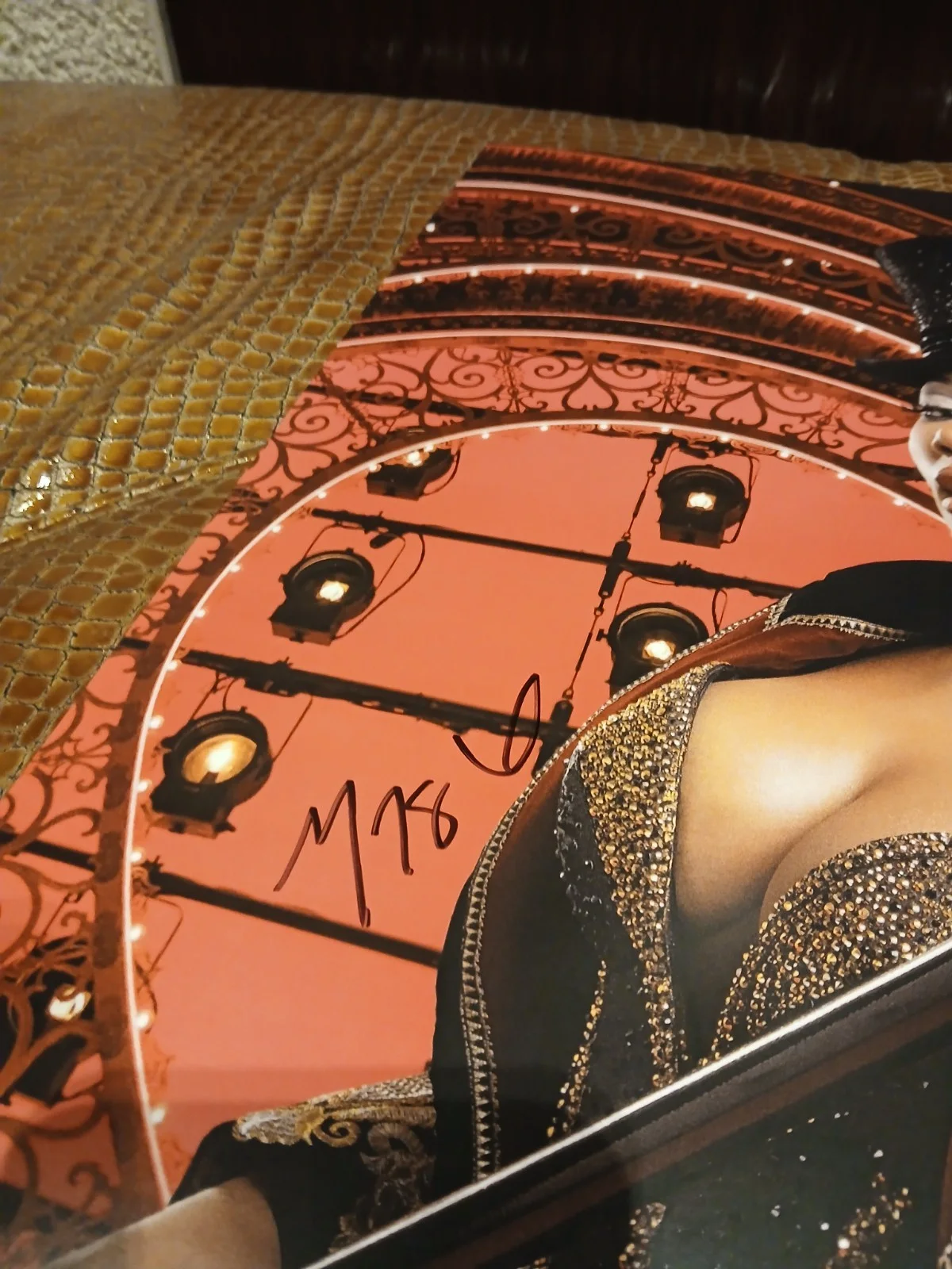 Megan Thee Stallion — Megan Thee Stallion autographed 14x22 Moulin Rouge Broadway Windowcard, image 2