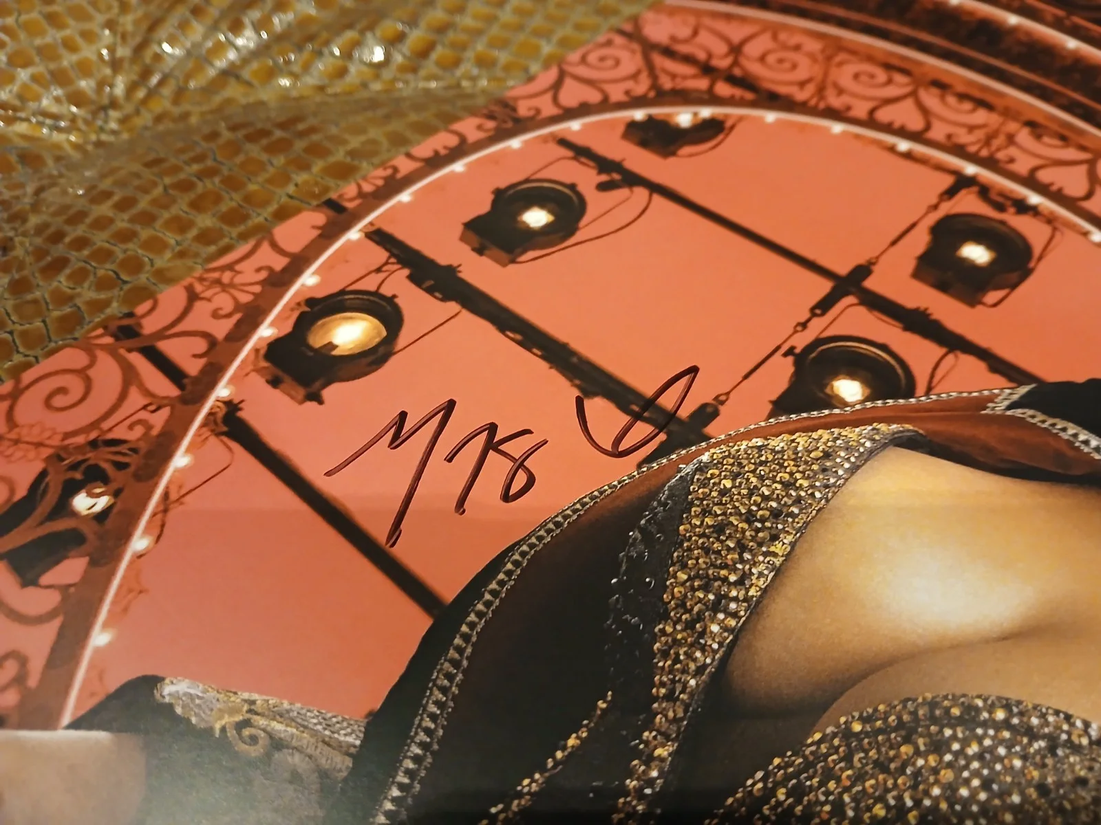 Megan Thee Stallion — Megan Thee Stallion autographed 14x22 Moulin Rouge Broadway Windowcard, image 3