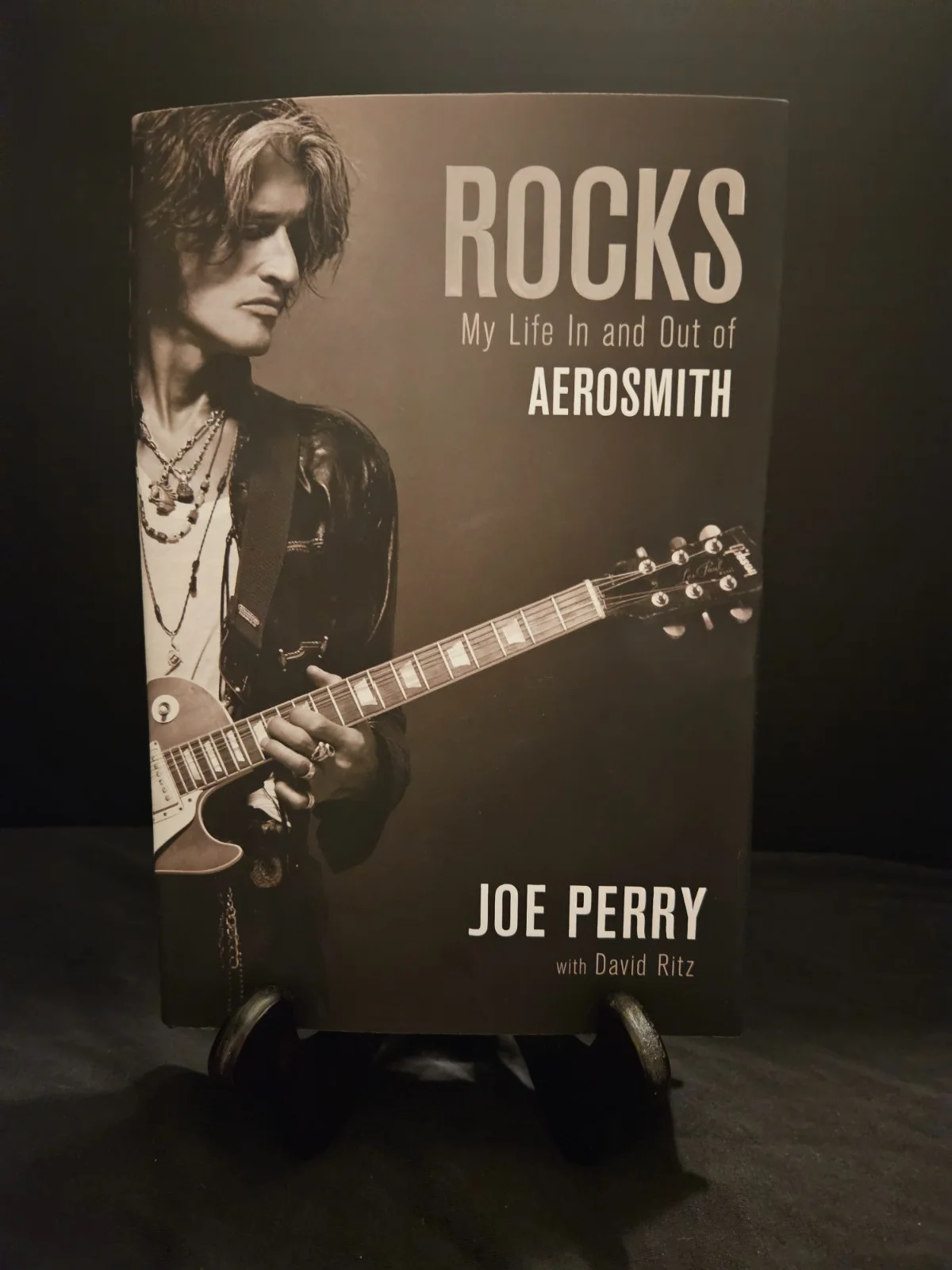 Joe Perry Signed/Autographed Copy Rocks My Life In & Out of Aersomith BAS COA, image 2