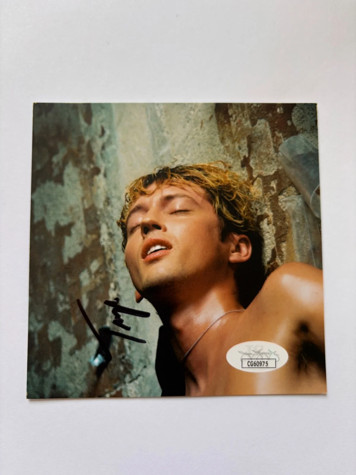 TROYE SIVAN SIGNED SOMETHING TO GIVE EACH OTHER CD COVER INSERT FRAMED JSA, image 2