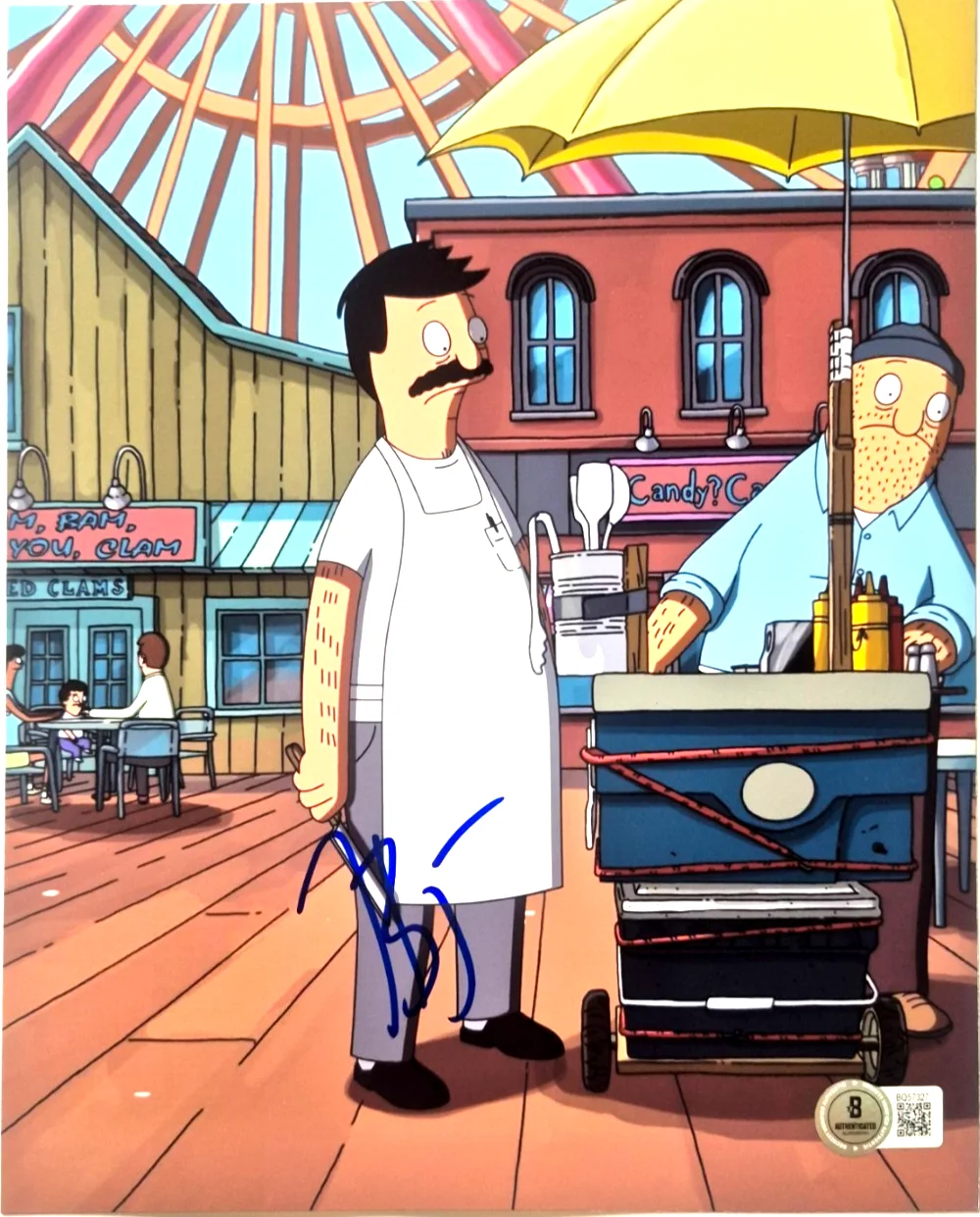 H. Jon Benjamin — H. JON BENJAMIN SIGNED AUTOGRAPHED 8X10 PHOTO BOB'S BURGERS BOB BELCHER BAS COA