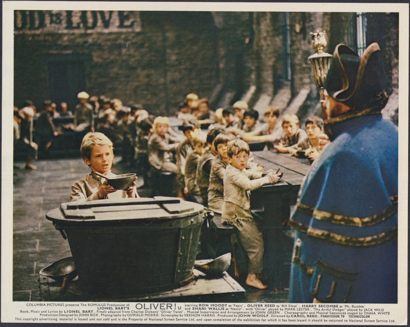 Oliver! 8x ORIGINAL UK FOH Lobby Cards Ron Moody Mark Lester Carol Reed 1968, изображение 2