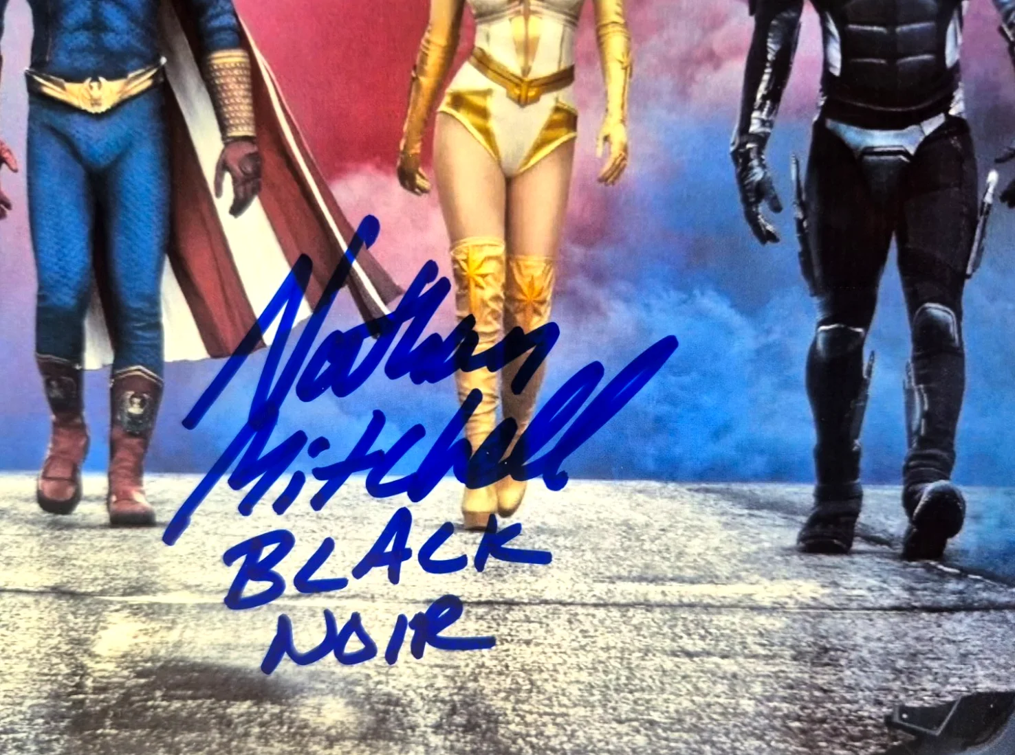 Nathan Mitchell — NATHAN MITCHELL SIGNED AUTOGRAPHED 8X10 PHOTO THE BOYS BLACK NOIR STARR BAS COA, image 2