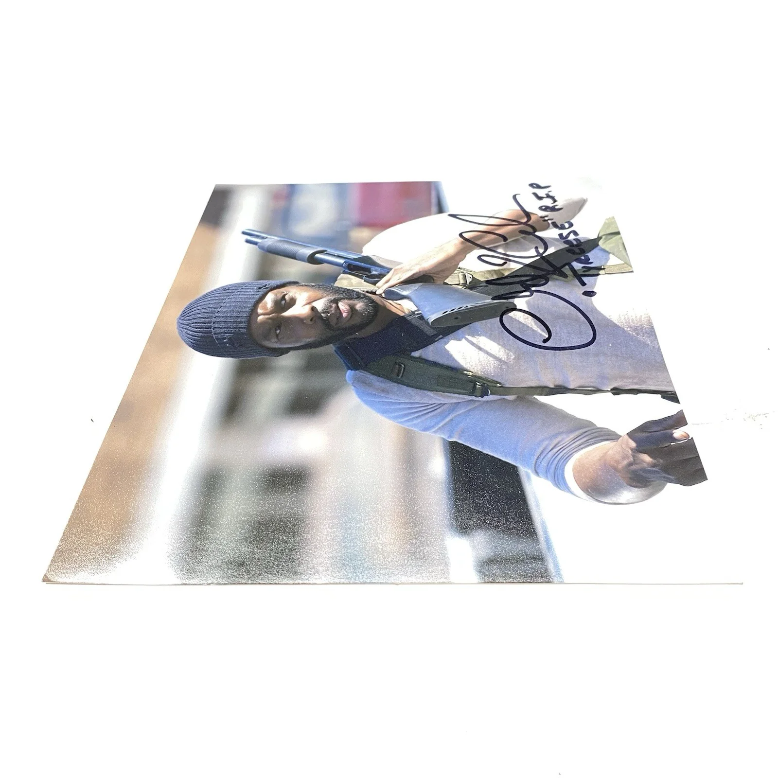 signed chad coleman 8x10 inscribed tyresse character name from the walking dead, изображение 3