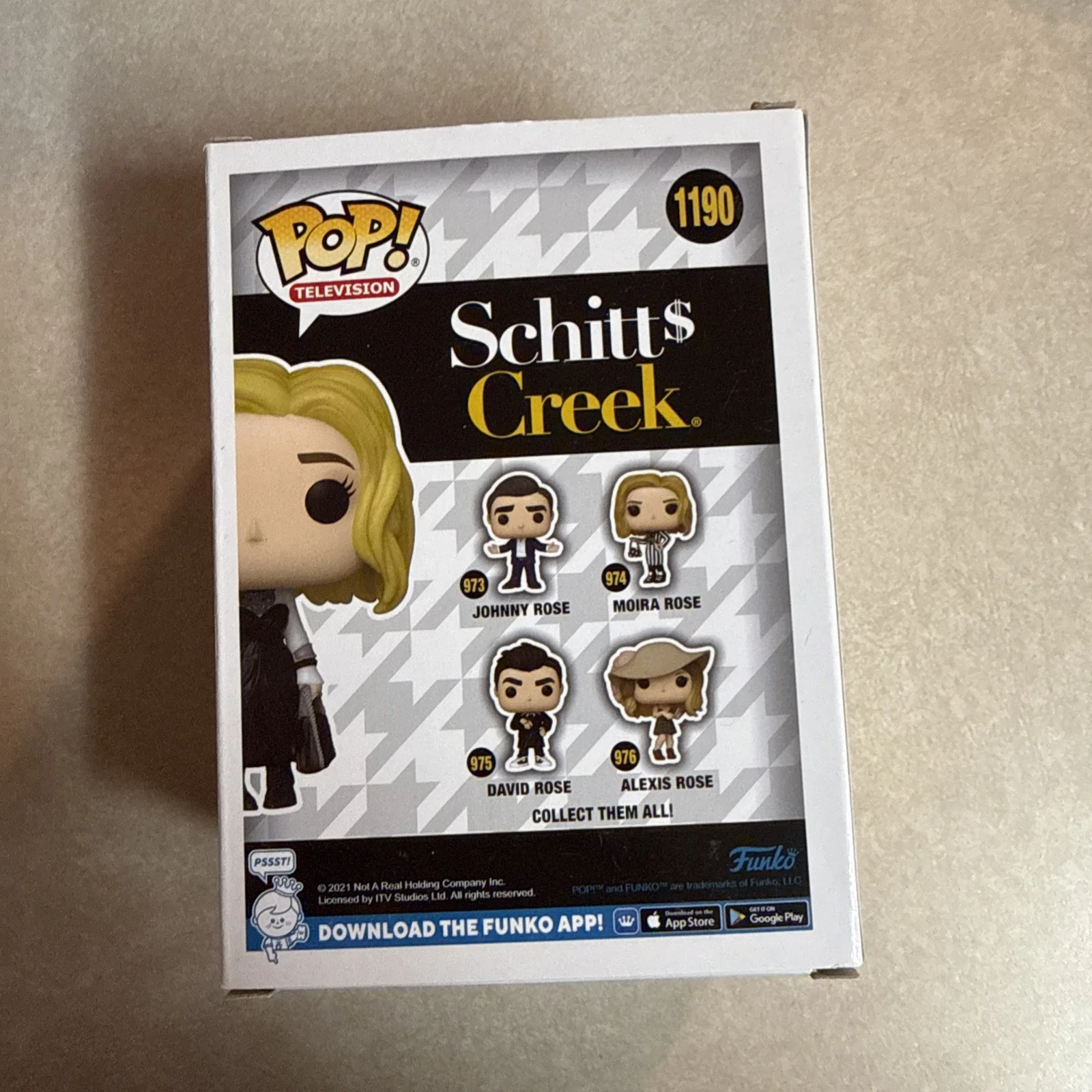 Catherine O’Hara — Funko Pop Schitt's Creek Moira Rose 1190 SIGNED Catherine O’Hara JSA Hardstsack, image 4