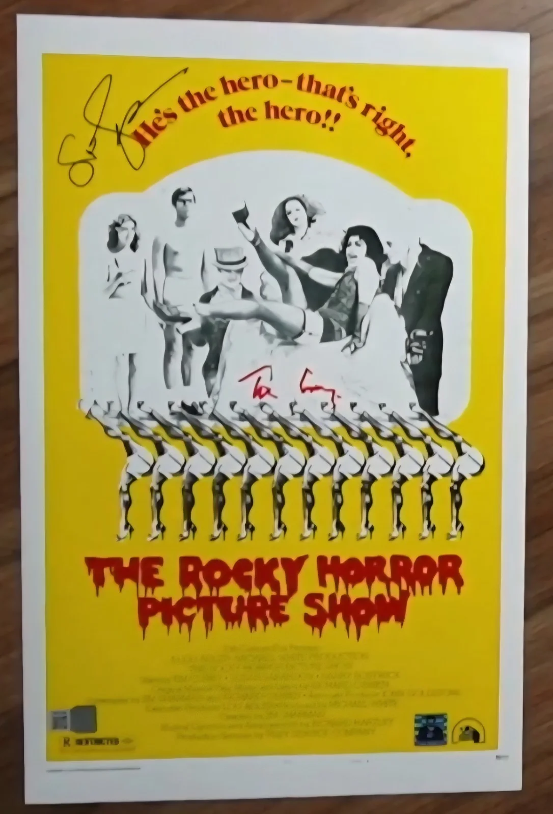 Tim Curry and Susan Sarandon — Rocky Horror Signed Photo Signed Tim Curry Susan Sarandon OC COA