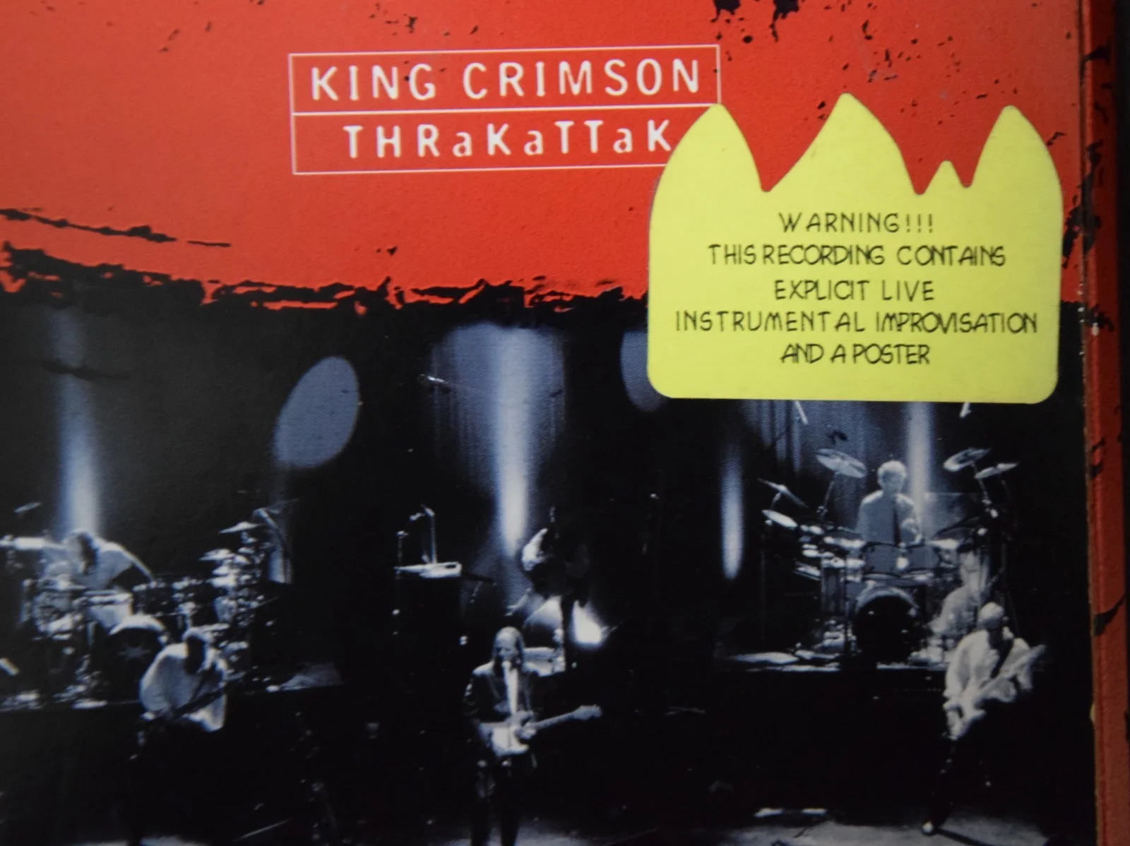 One of a Kind Autographed CD Cover and Ticket - Adrian Steve Belew Kilgore's Cin, изображение 2