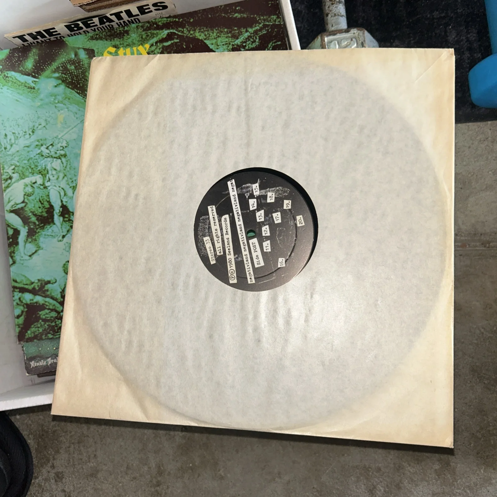 Negativland Debut Album Signed Record Original Vinyl LP Autographed, изображение 4