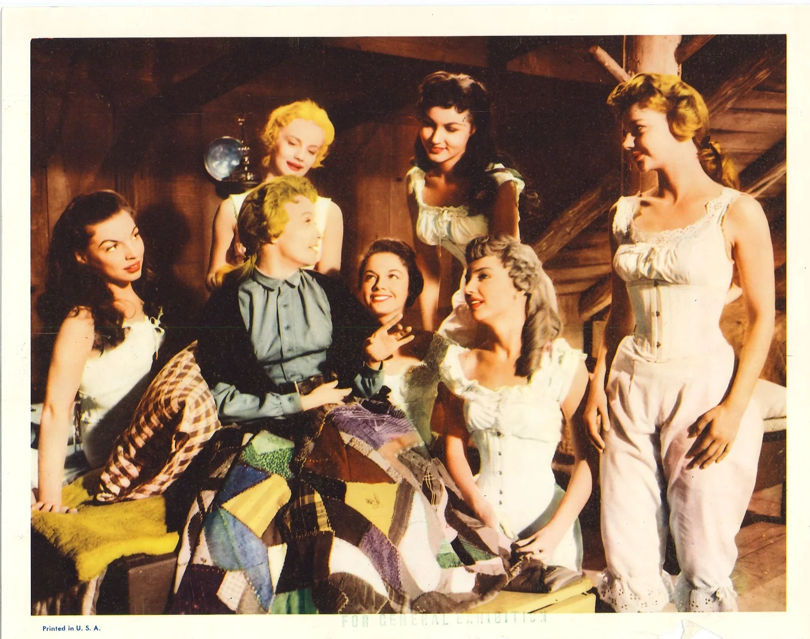 Seven Brides for Seven Brothers 7x ORIGINAL US Lobby Cards Jane Powell RR, изображение 4