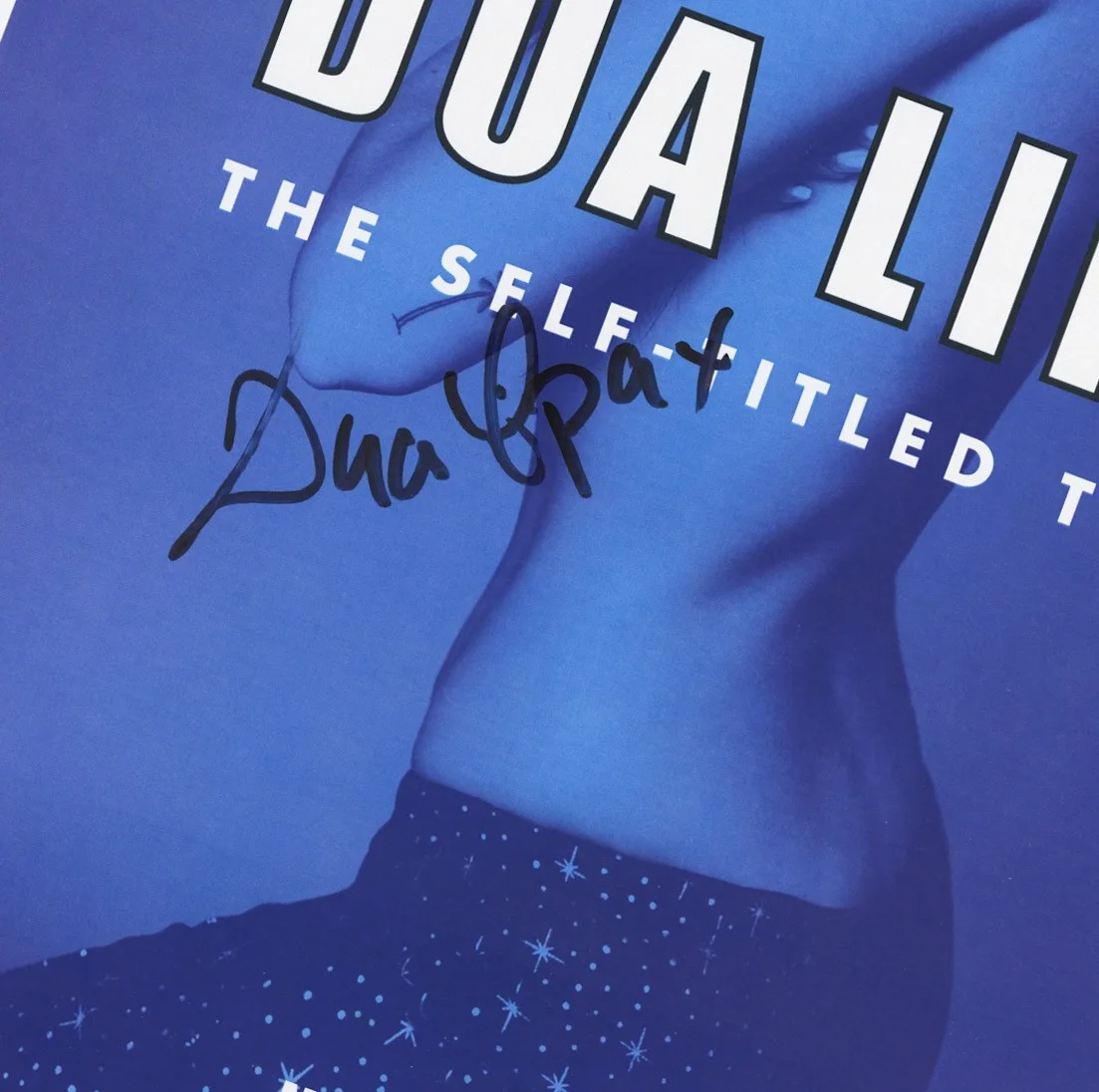 Dua Lipa signed, autographed concert poster, image 2