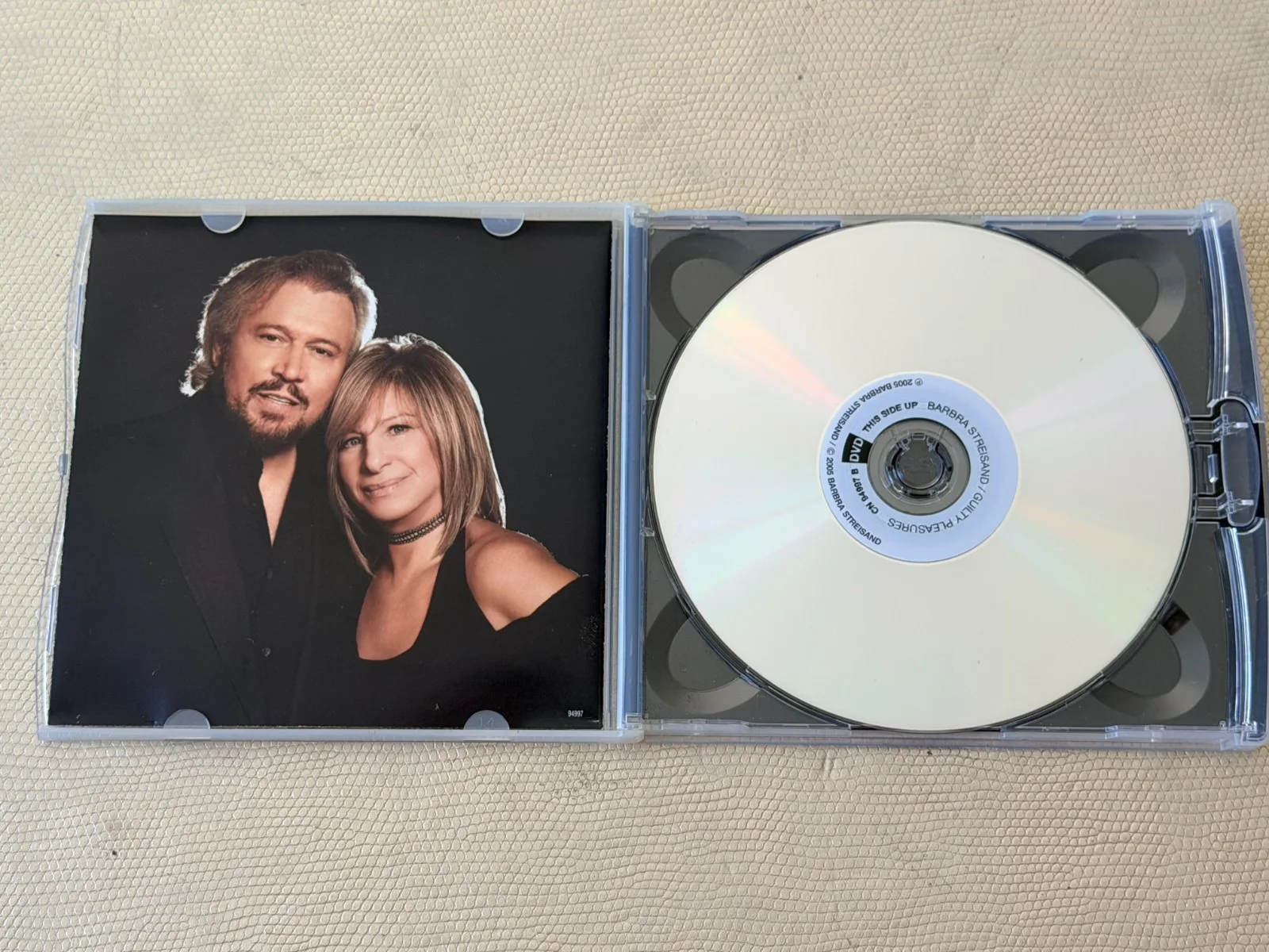 Barbra Streisand Guilty Pleasures Dual Disc CD, SIGNED by Barry Gibb AUTOGRAPHED, изображение 5