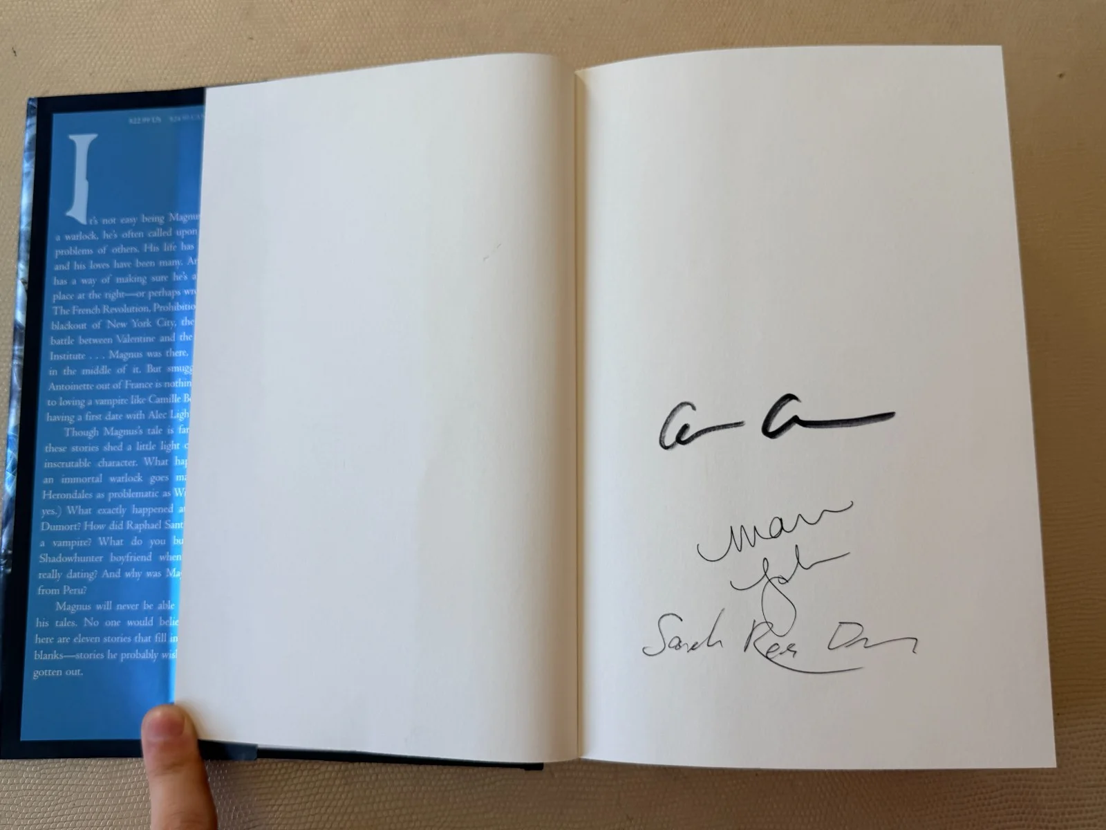 SIGNED x3 Cassandra Clare, Sarah Brennen & Maureen Johnson - The Bane Chronicles, изображение 5