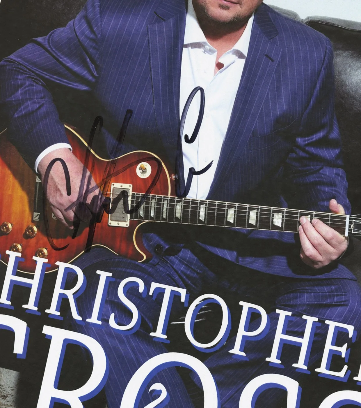 Christopher Cross signed, autographed concert poster, image 2
