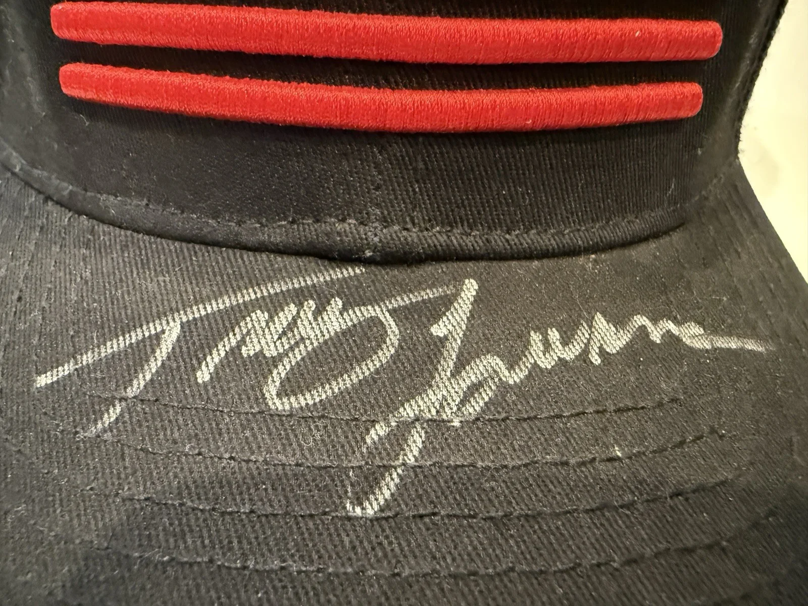 Tracy Lawrence Autographed/Signed Black Hat with TL American Flag - New, изображение 3
