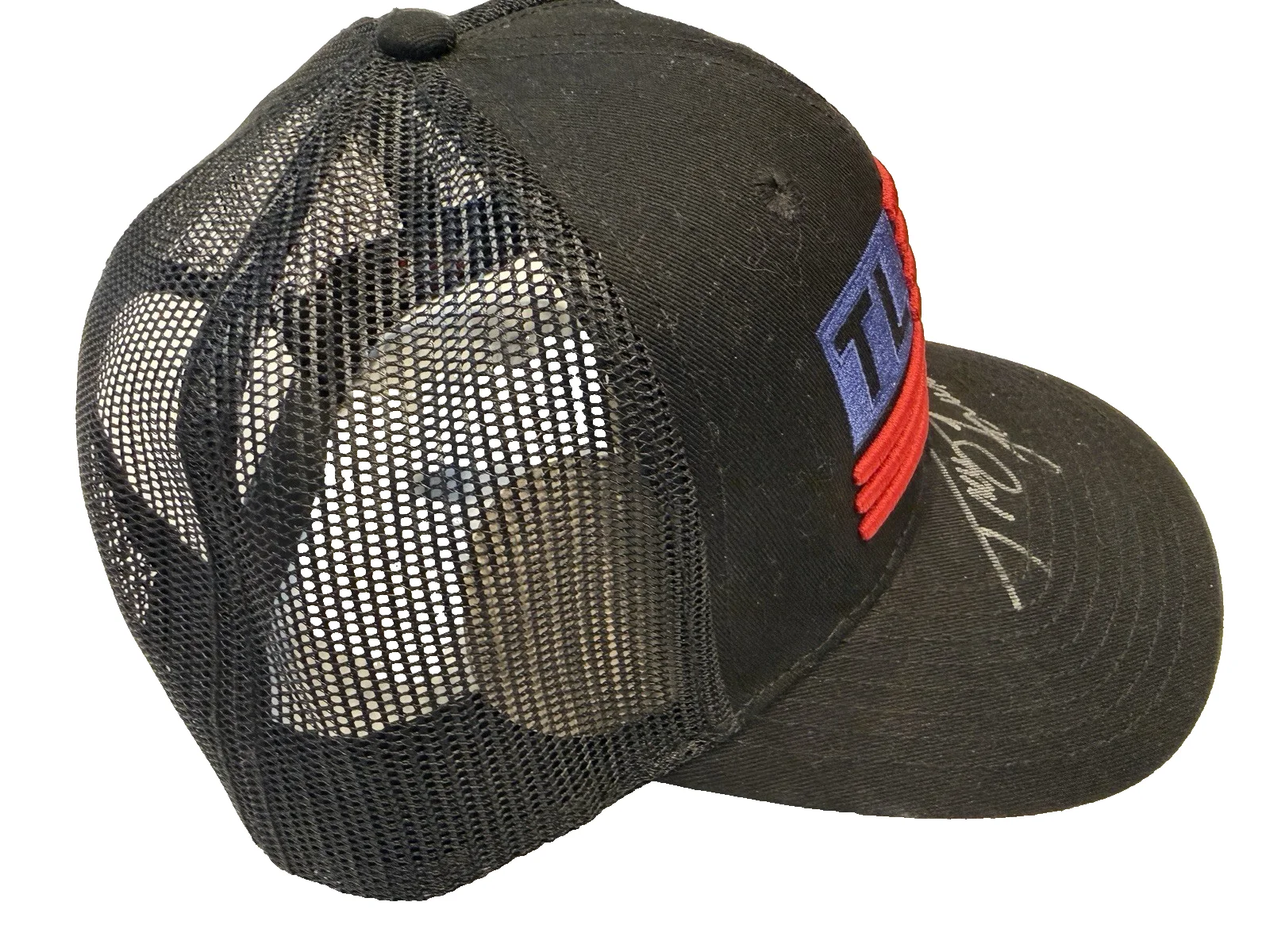 Tracy Lawrence Autographed/Signed Black Hat with TL American Flag - New, изображение 4