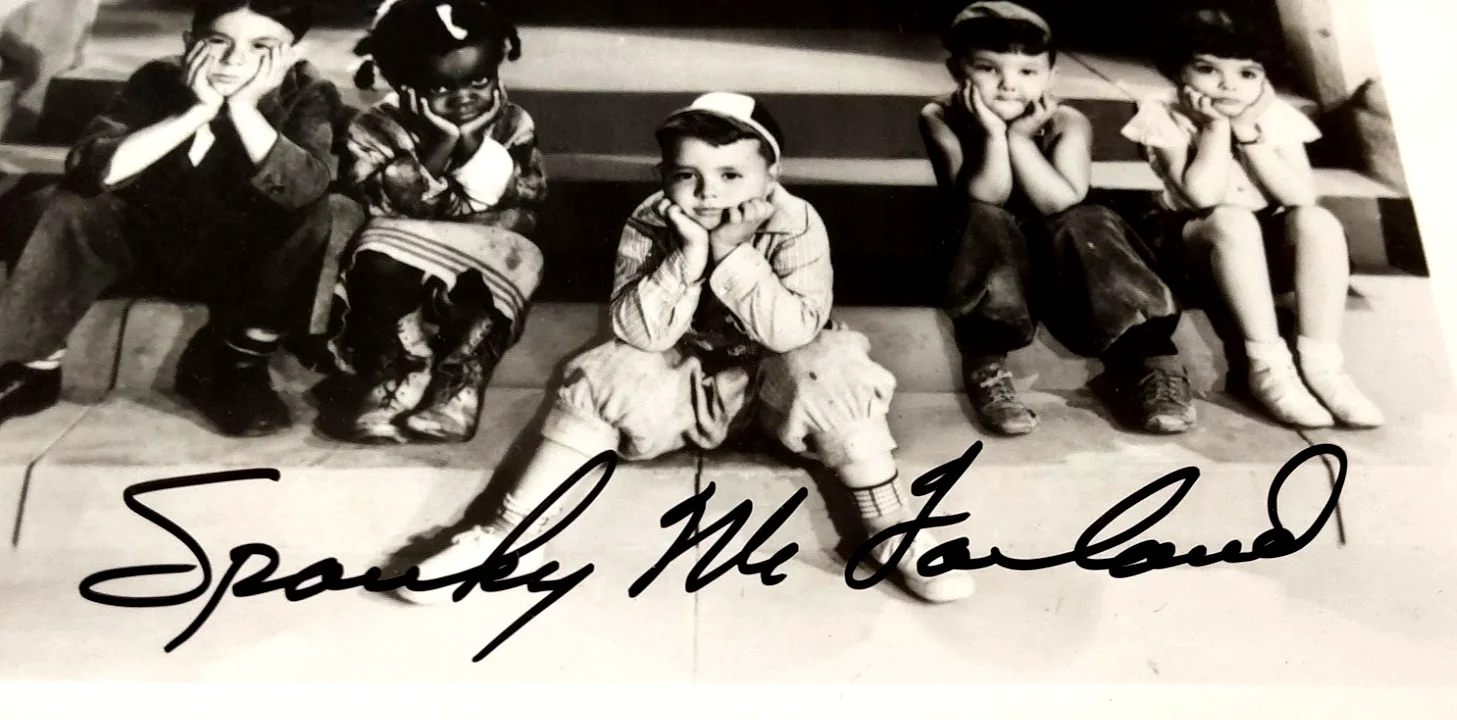 Spanky McFarland — Spanky McFarland Little Rascals Child Star Autographed Photo 7x5" Black & White, изображение 2
