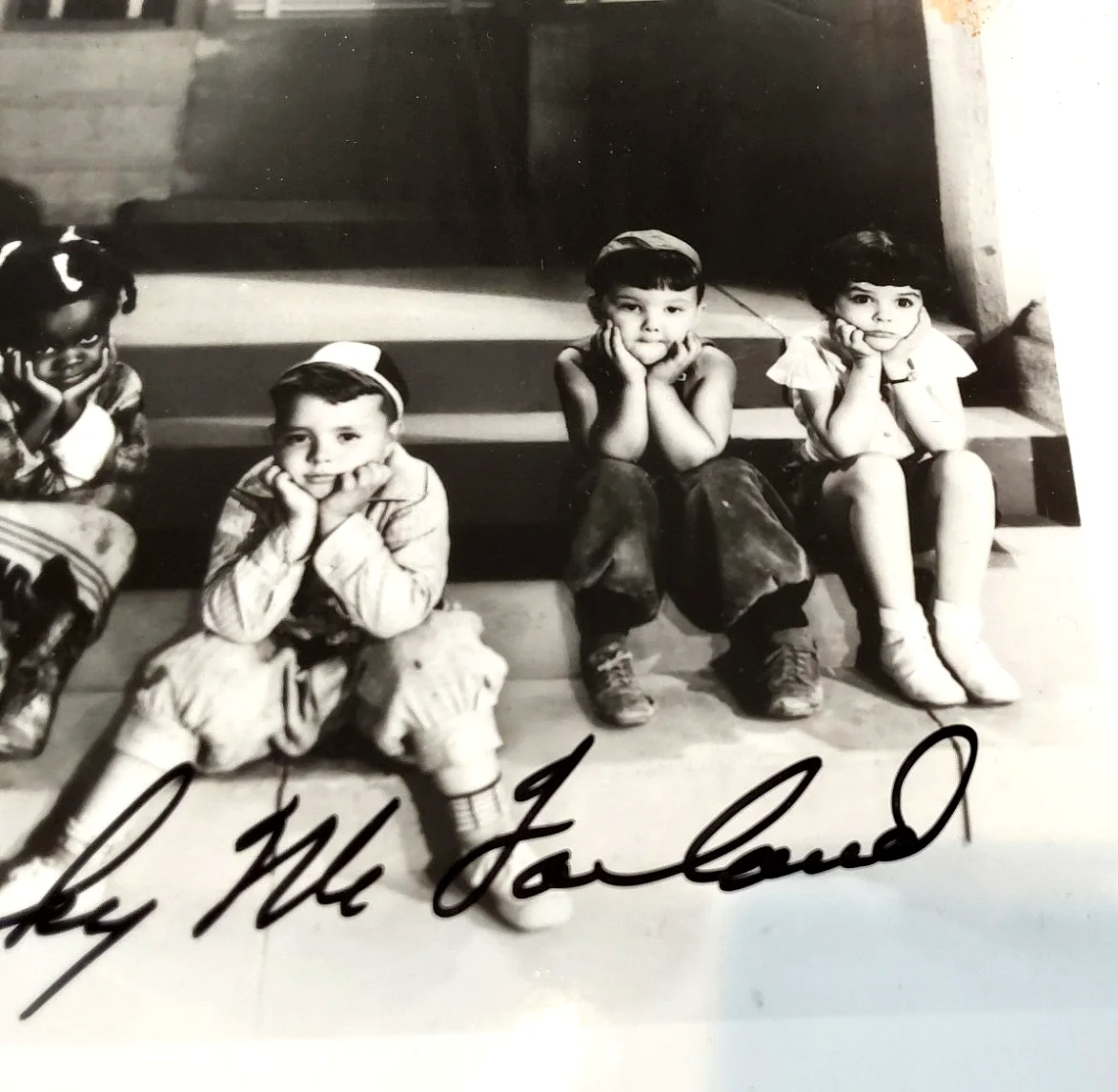 Spanky McFarland — Spanky McFarland Little Rascals Child Star Autographed Photo 7x5" Black & White, изображение 3