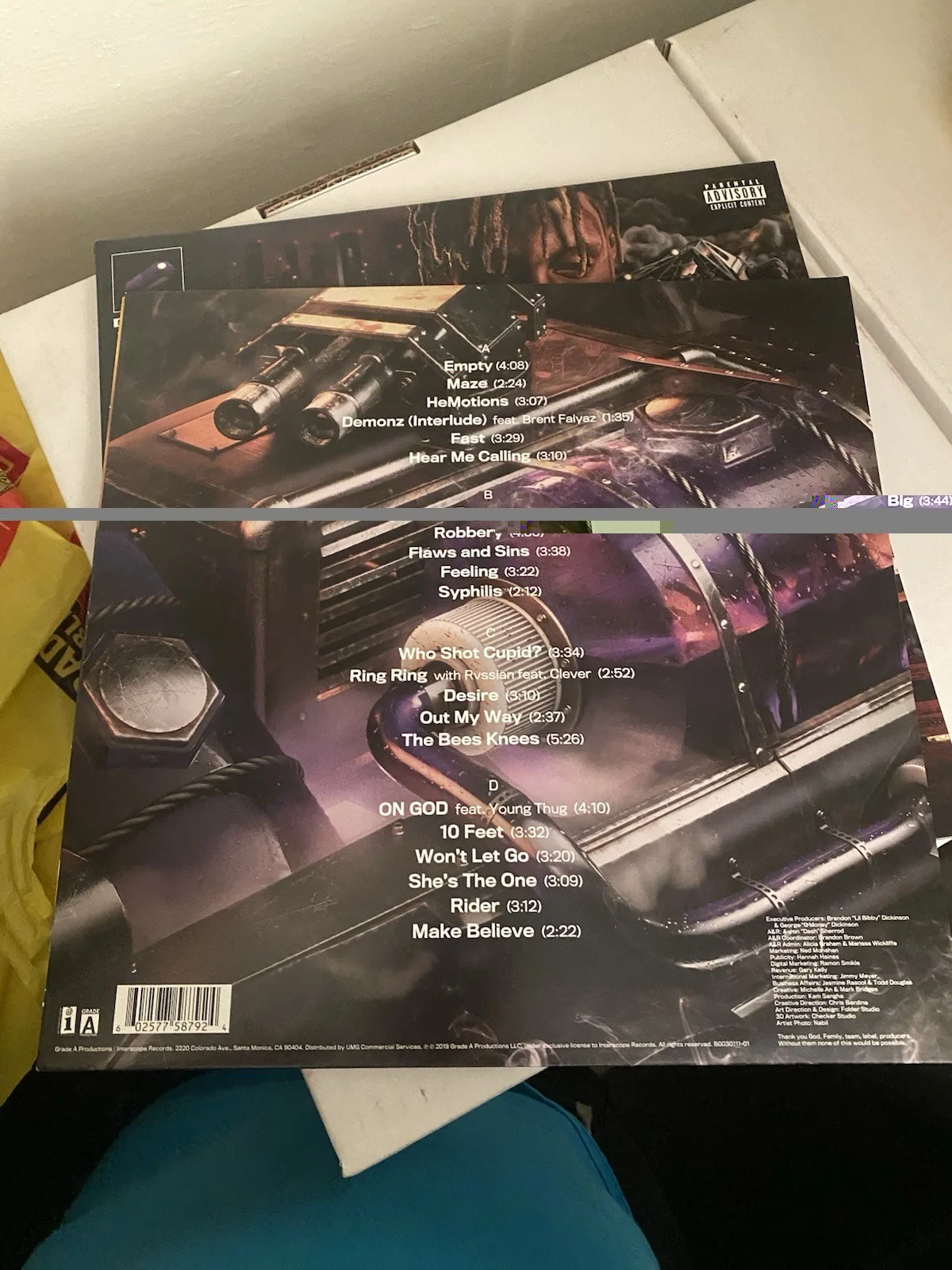 Juice WRLD Signed Autographed Death Race For Love Vinyl, изображение 2