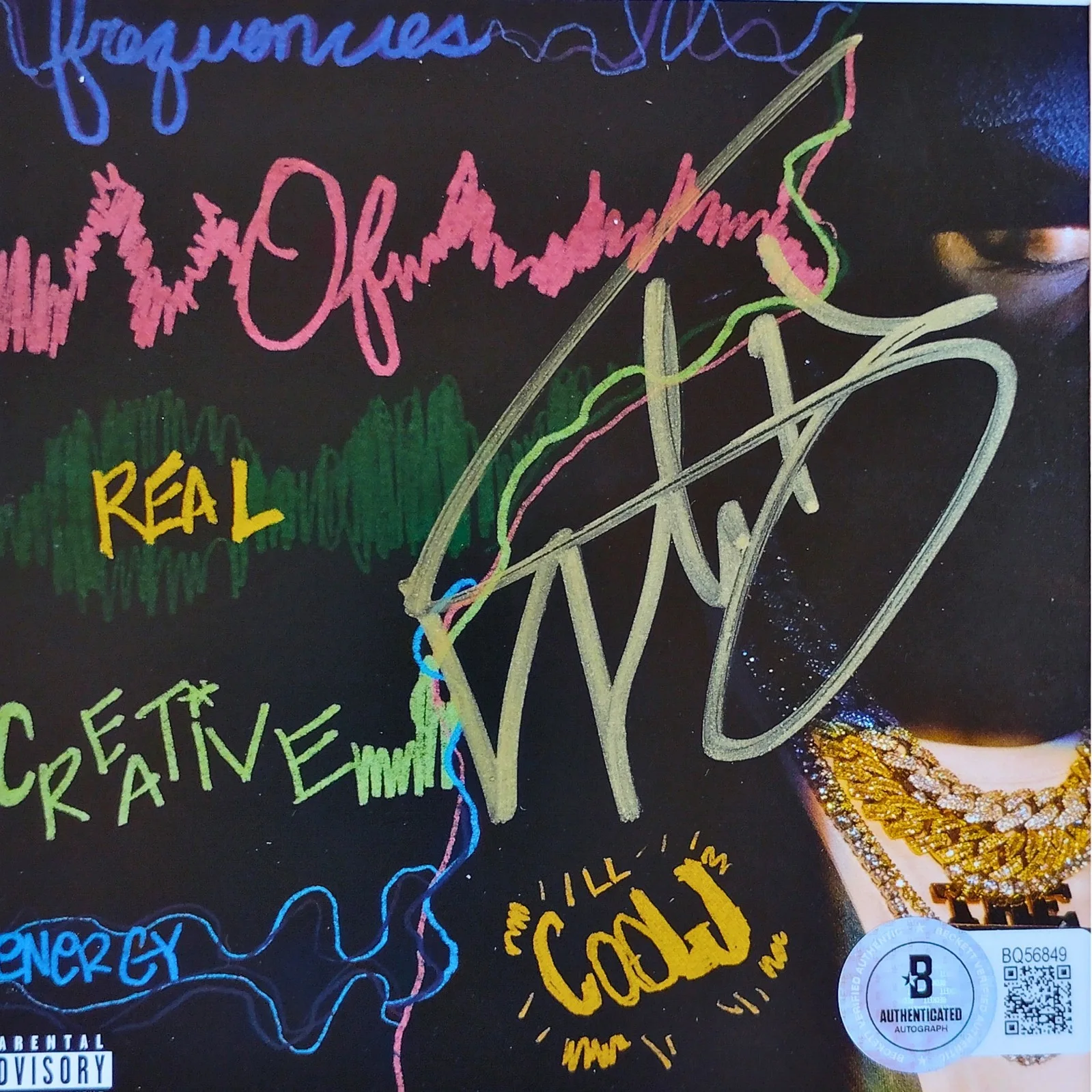 LL Cool J — LL Cool J Signed The Force CD Cover Framed Beckett BAS COA Hip Hop Rap Autograph, image 2