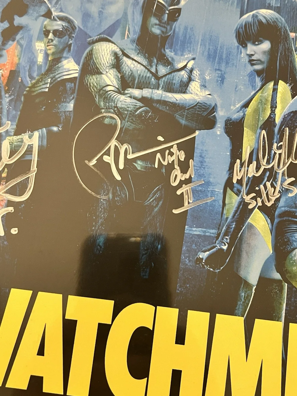 The Watchmen Cast Signed 11x17 Poster 🔥 Patrick Wilson Malin Ackerman ++, image 3