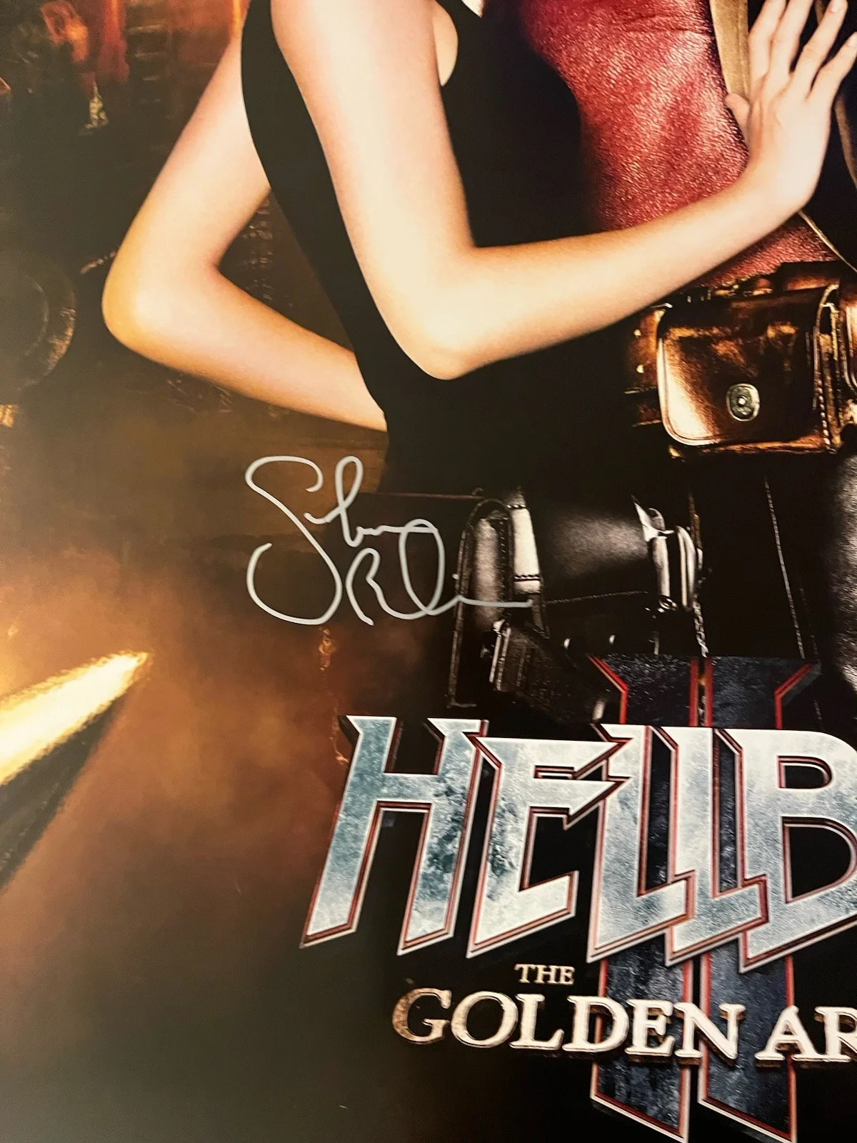 Selma Blair Signed Hellboy Golden Army D/S 27x40, image 2