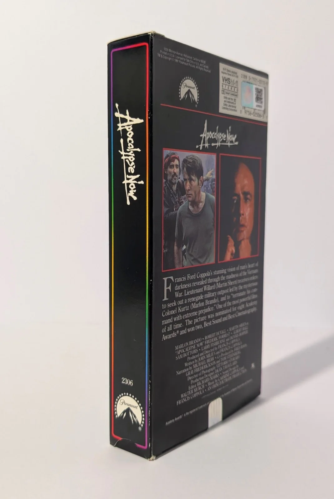 Martin Sheen — Martin Sheen Signed Apocalypse Now VHS - Paramount 1991 1979 Character Inscribed, image 2