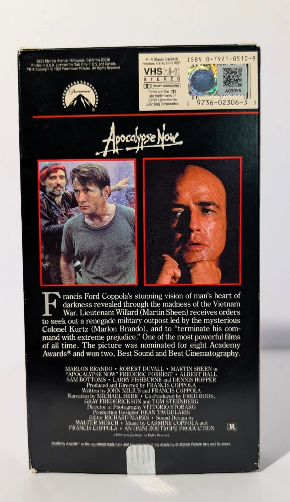 Martin Sheen — Martin Sheen Signed Apocalypse Now VHS - Paramount 1991 1979 Character Inscribed, image 4