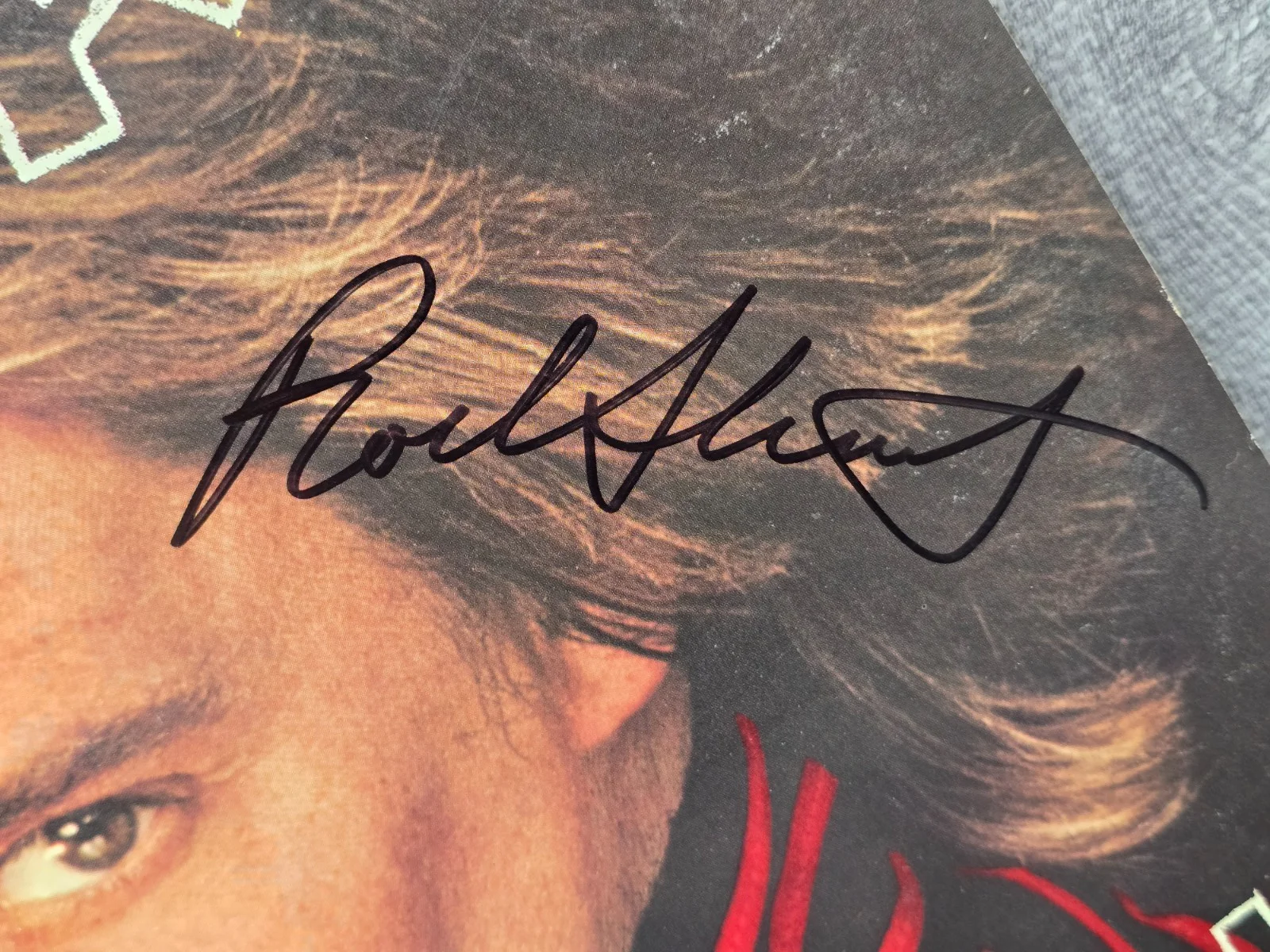 ROD STEWART Signed Record LP Foolish Behavior Framed with COA, image 5