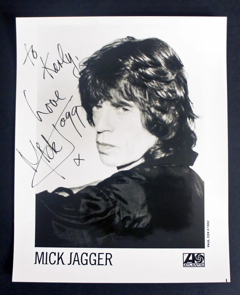 *JSA Letter Certified* - MICK JAGGER Signed Photo (Rolling Stones Richards Wood), изображение 2