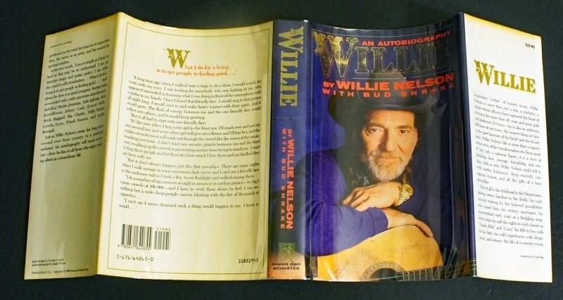 *JSA Certified* WILLIE NELSON SIGNED - Willie: An Autobiography 1st/1st!, image 2