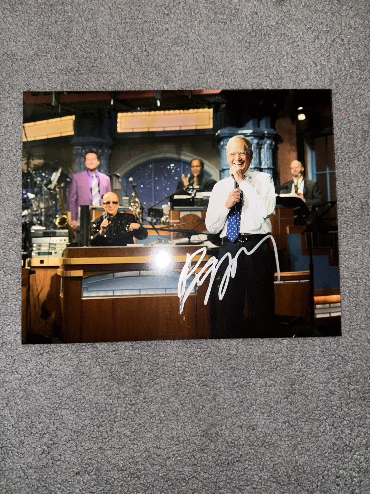 Paul Shaffer AUTOGRAPH SIGNED David Letterman 8 X 10 Photo, изображение 3