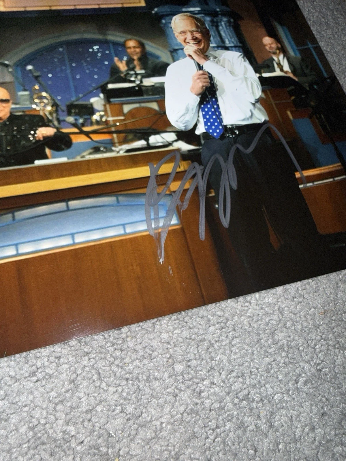 Paul Shaffer AUTOGRAPH SIGNED David Letterman 8 X 10 Photo, изображение 5