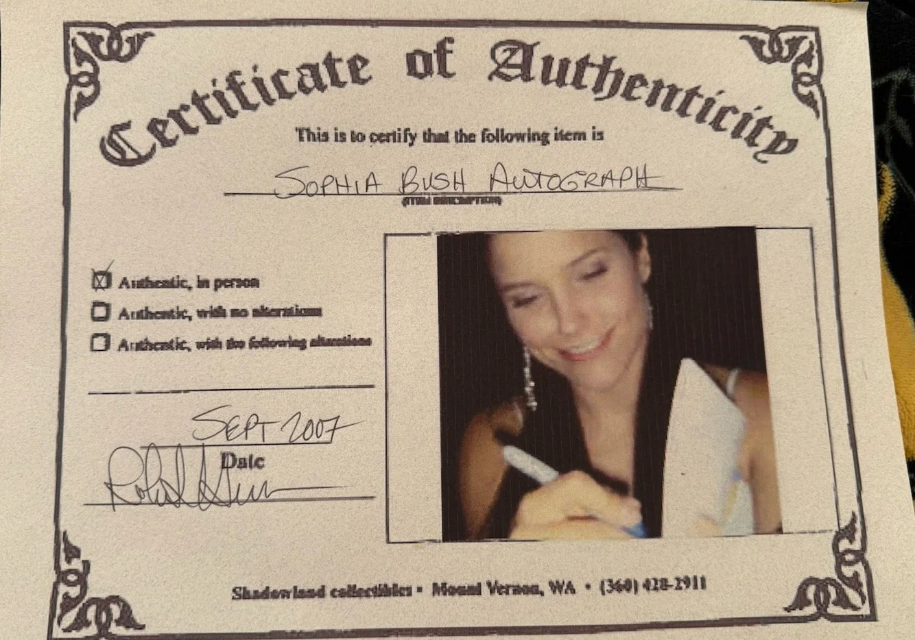 Sophia Bush — Sophia Bush Signed 8x10 Photo One Tree Hill COA, image 3