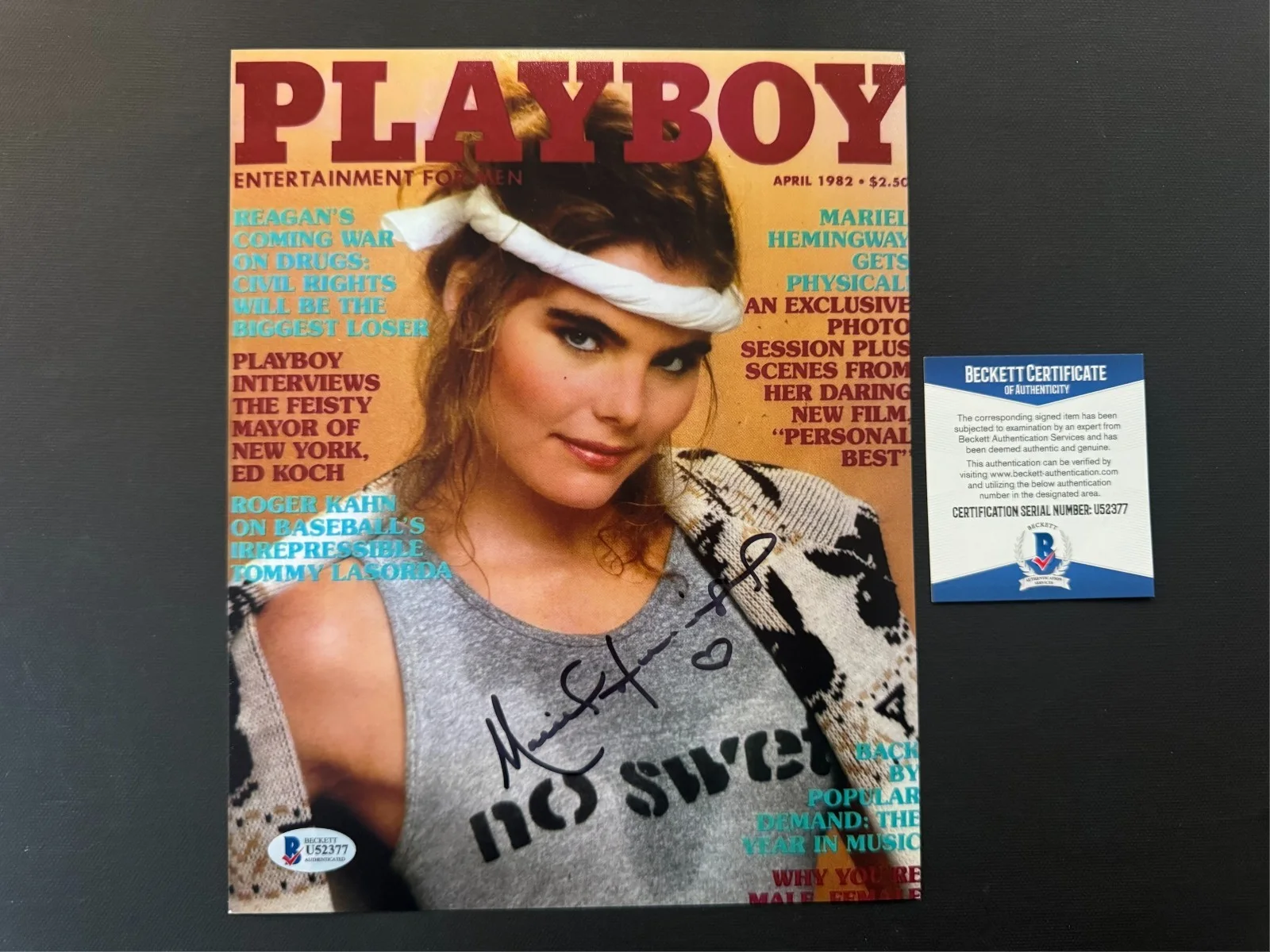Mariel Hemingway — Mariel Hemingway Hot! signed autographed Playboy sexy 8x10 photo Beckett BAS coa