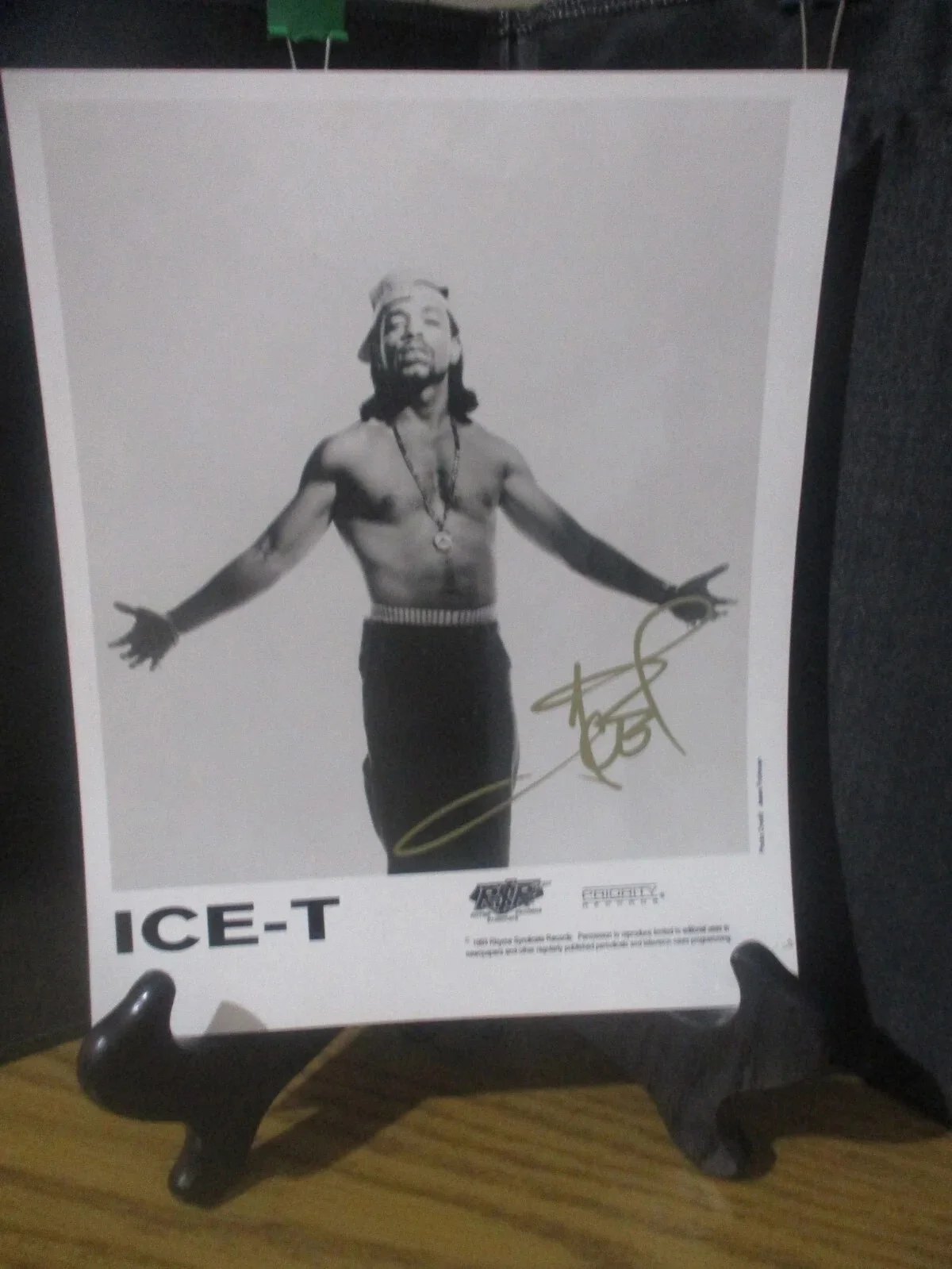 ICE-T AUTHENTIC SIGNED/AUTOGRAPHED PROMO 8X10 BODY COUNT--LAW & ORDER, изображение 2