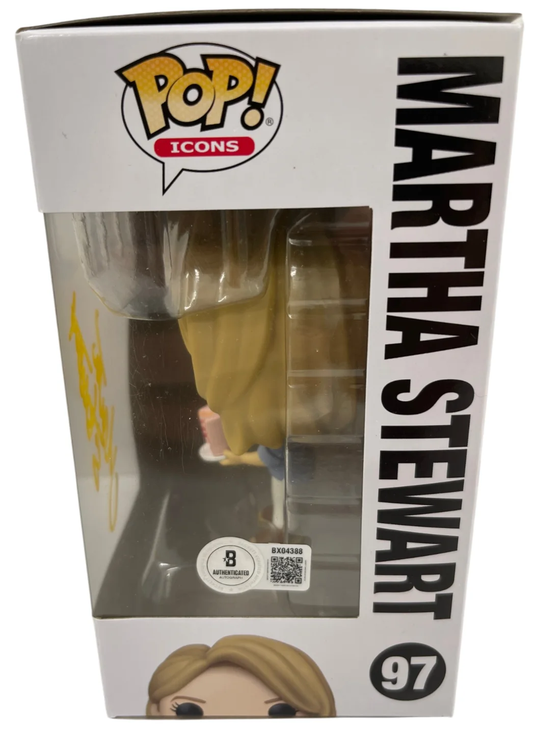 Martha Stewart — Martha Stewart Signed Funko Figure 97 Authentic Autograph Beckett, image 2