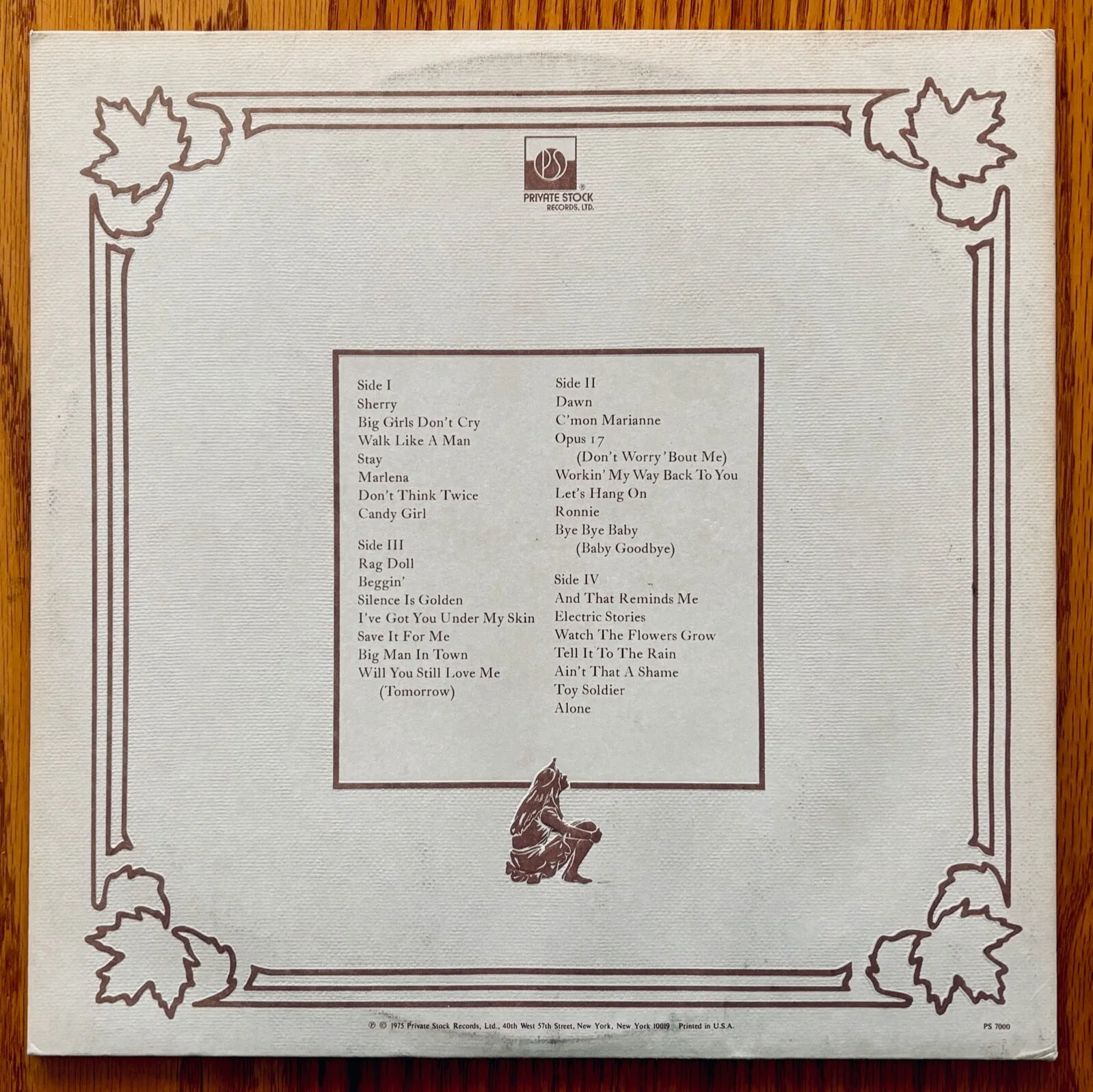 THE FOUR SEASONS~Frankie Valli Signed THE FOUR SEASONS STORY Double Album~NMint, изображение 4