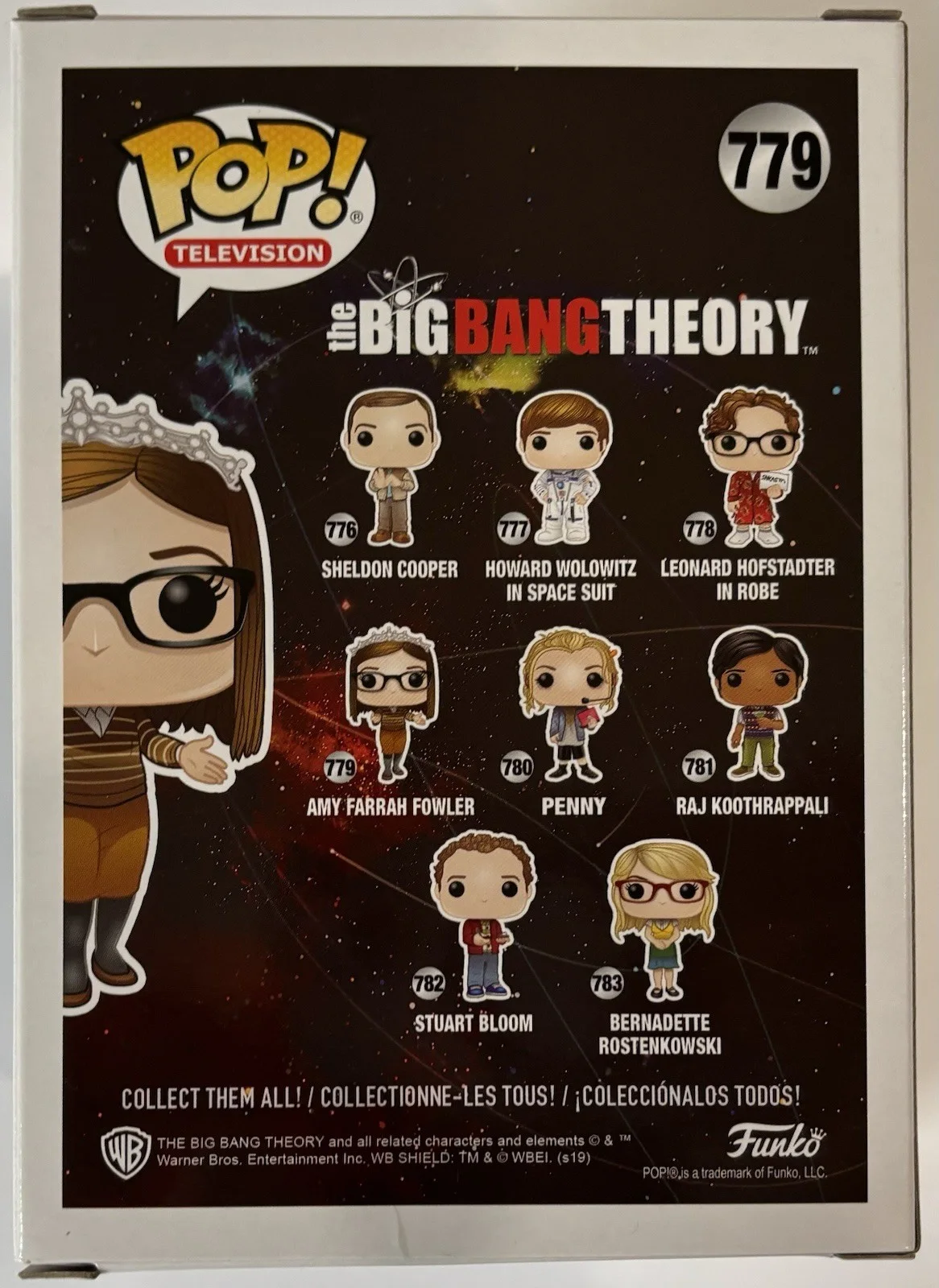 Mayim Bialik Autographed/Signed Funko Pop Amy Farrah Fowler PSA Proof!, изображение 3