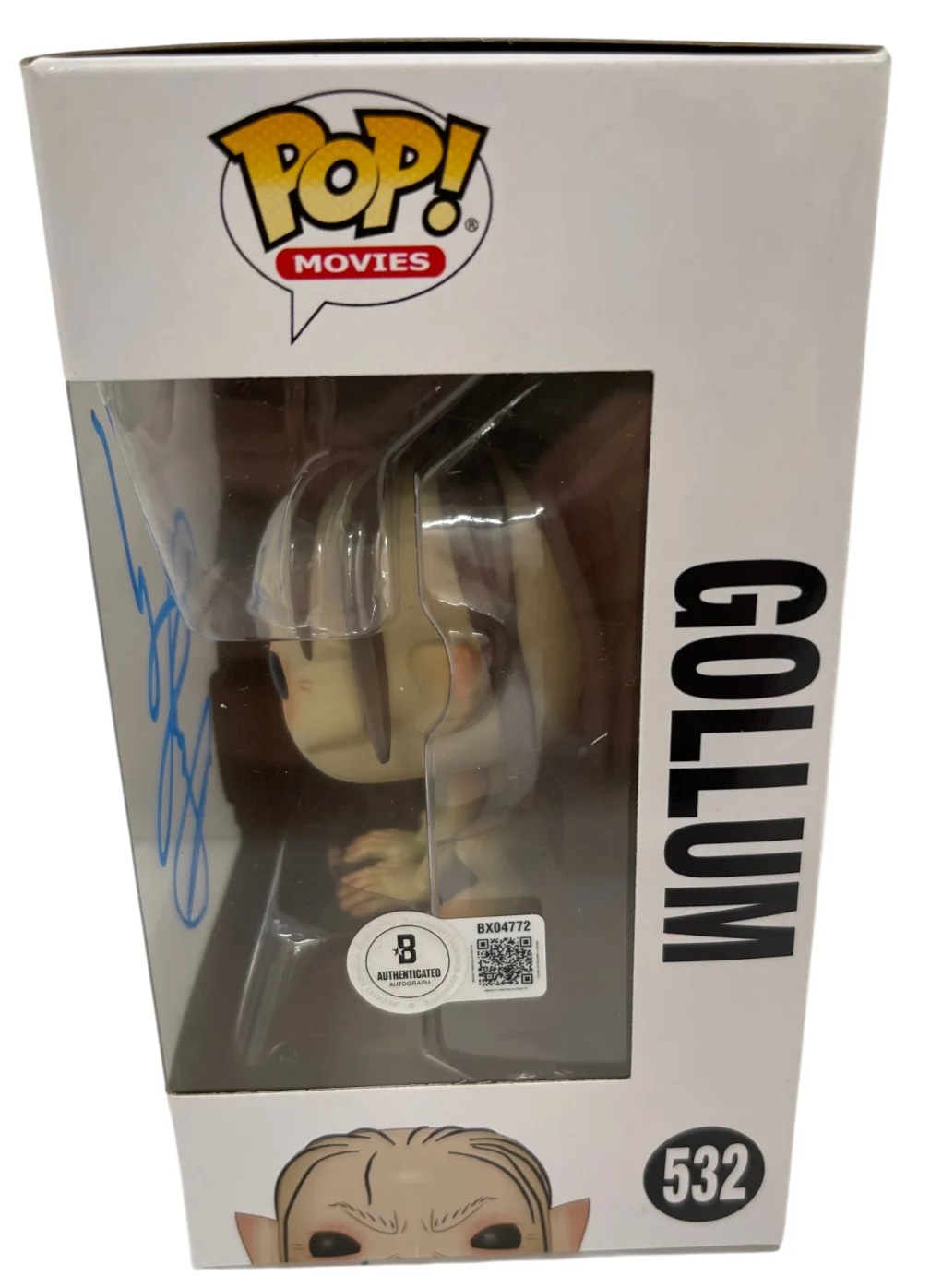 Andy Serkis — Andy Serkis Signed Gollum Funko Lord of the Rings Authentic Autograph Beckett, изображение 2