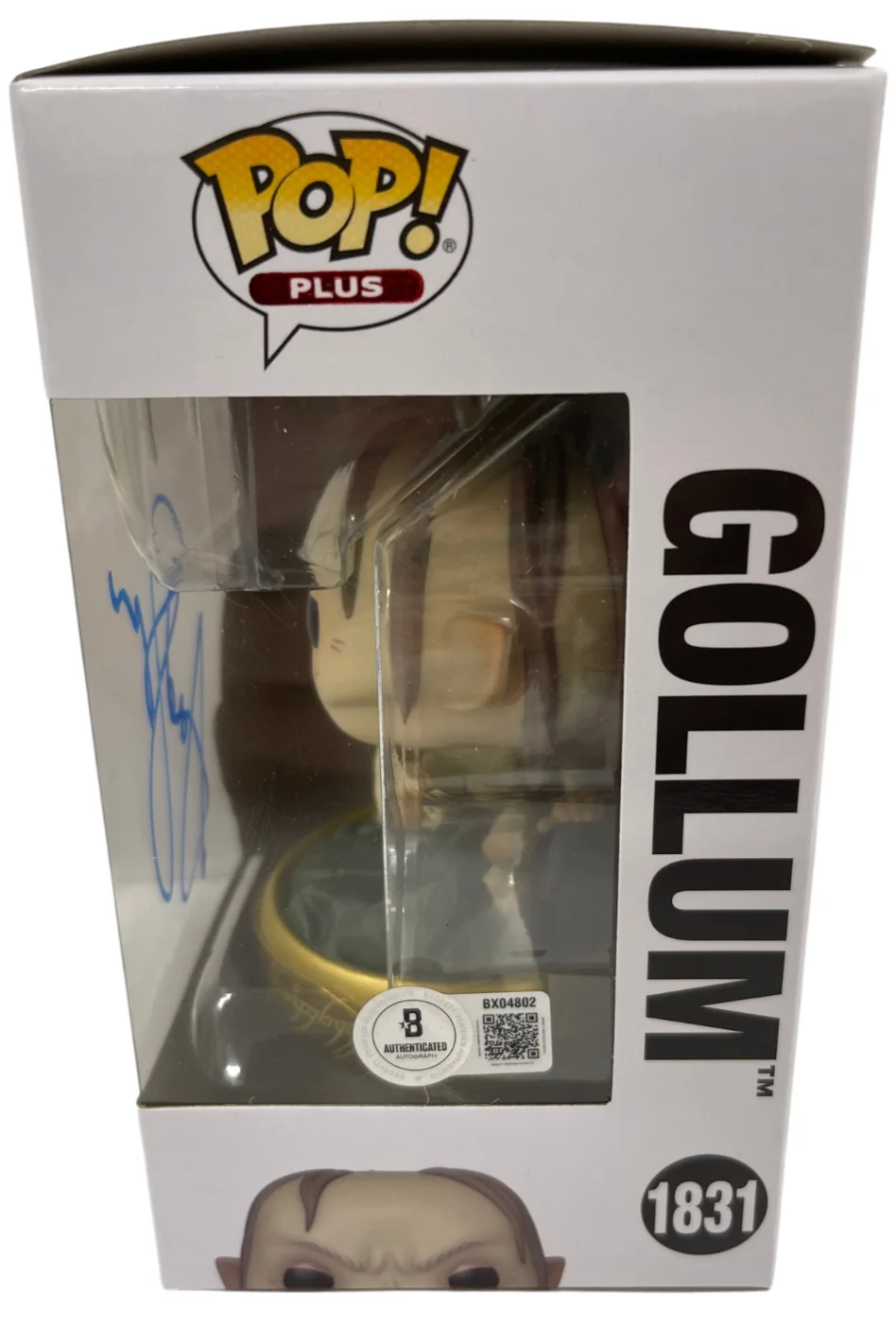 Andy Serkis — Andy Serkis Signed Gollum Funko Lord of the Rings Authentic Autograph Beckett, изображение 2
