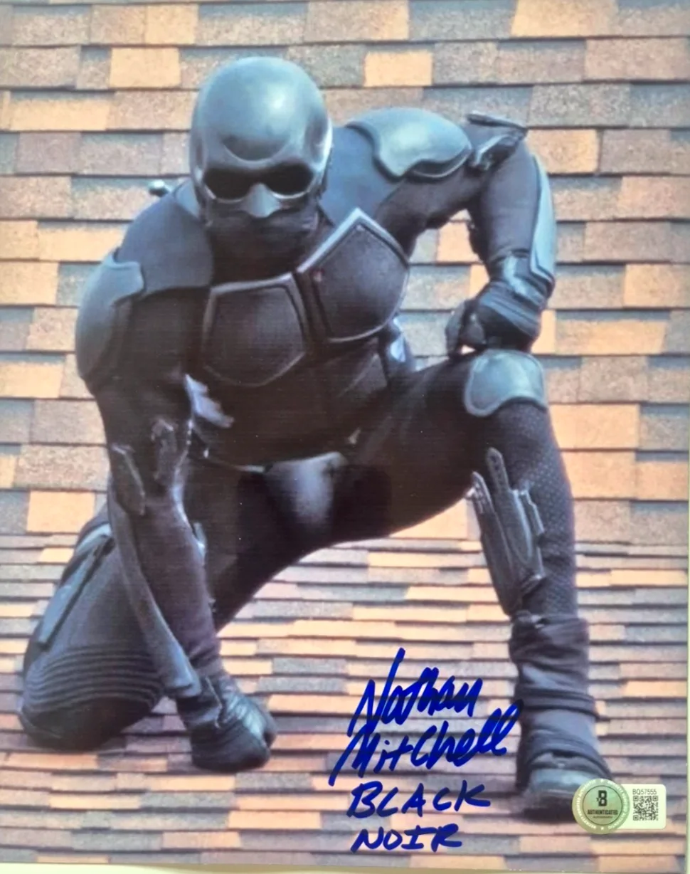 Nathan Mitchell — NATHAN MITCHELL SIGNED AUTOGRAPHED 8X10 PHOTO RARE THE BOYS BLACK NOIR BAS COA