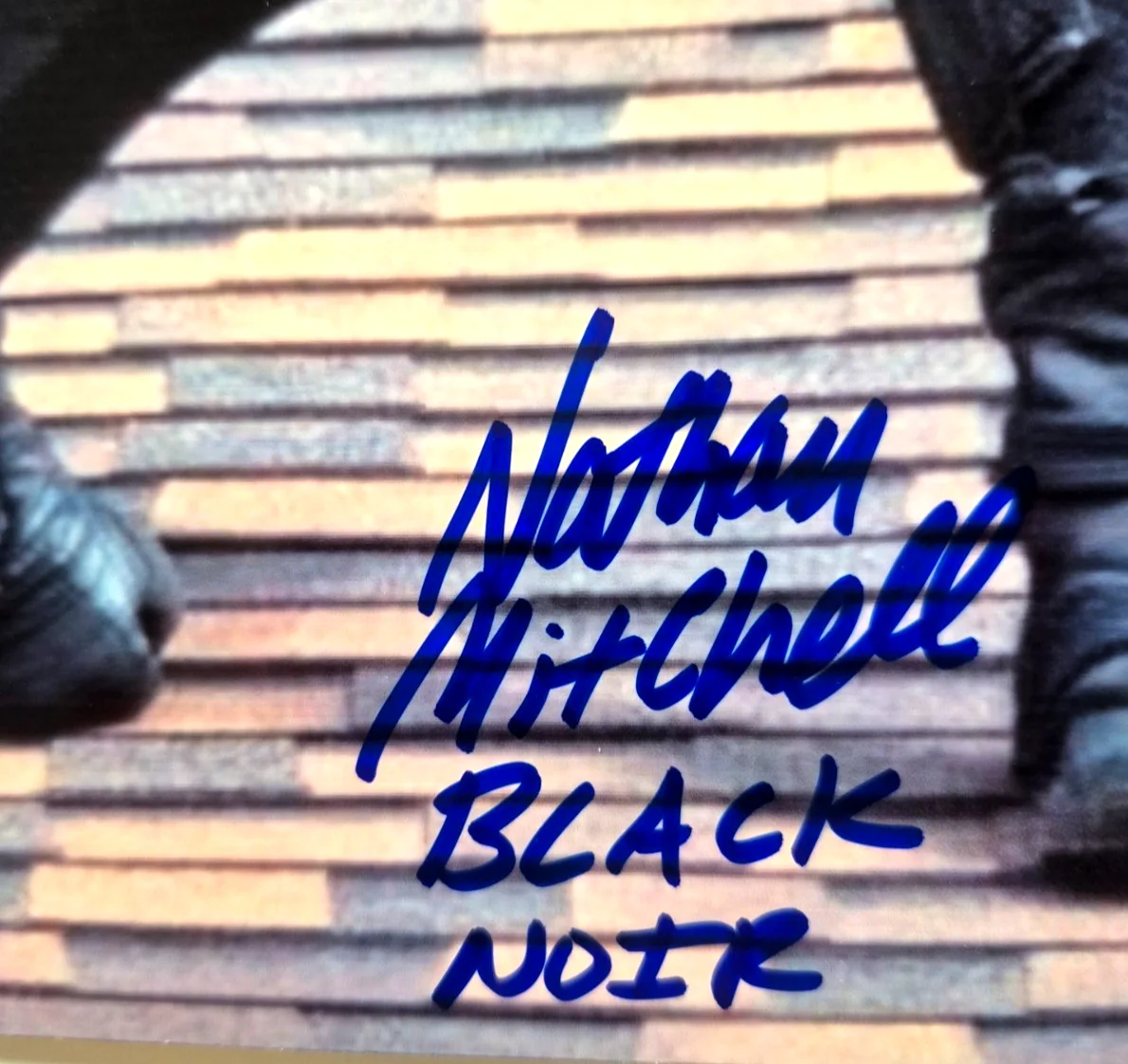 Nathan Mitchell — NATHAN MITCHELL SIGNED AUTOGRAPHED 8X10 PHOTO RARE THE BOYS BLACK NOIR BAS COA, изображение 2
