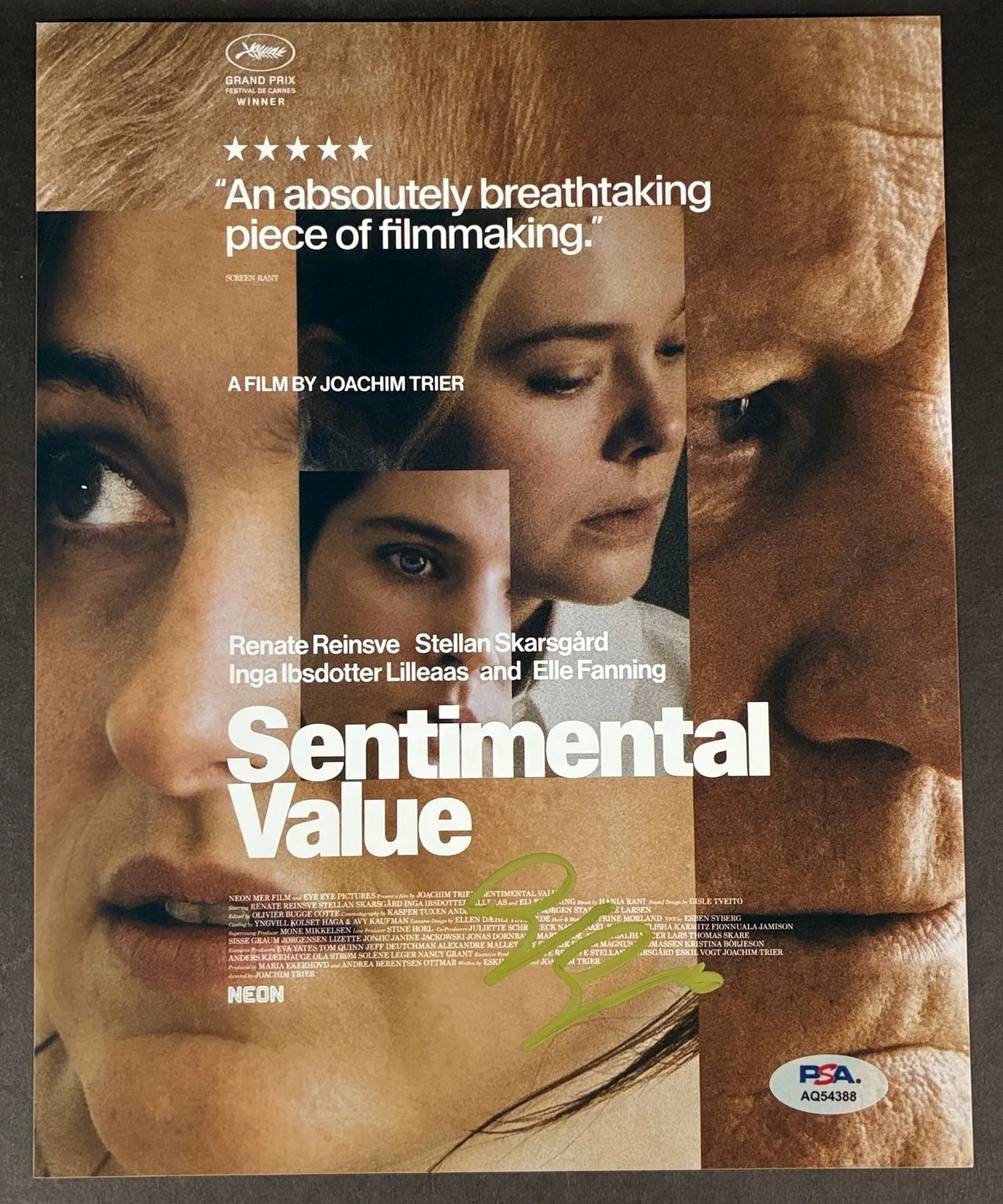 Stellan Skarsgard — STELLAN SKARSGARD SIGNED 8x10 PHOTO PSA DNA AUTOGRAPH SENTIMENTAL VALUE POSTER
