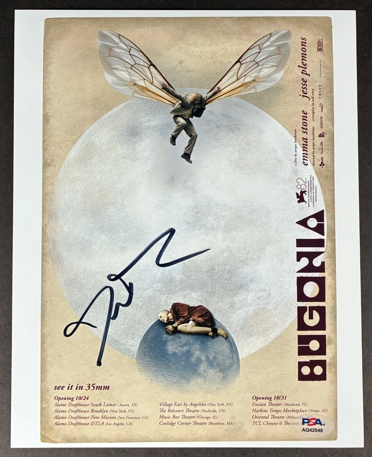 Jesse Plemons — JESSE PLEMONS SIGNED 8x10 PHOTO PSA DNA AUTOGRAPH BUGONIA POSTER