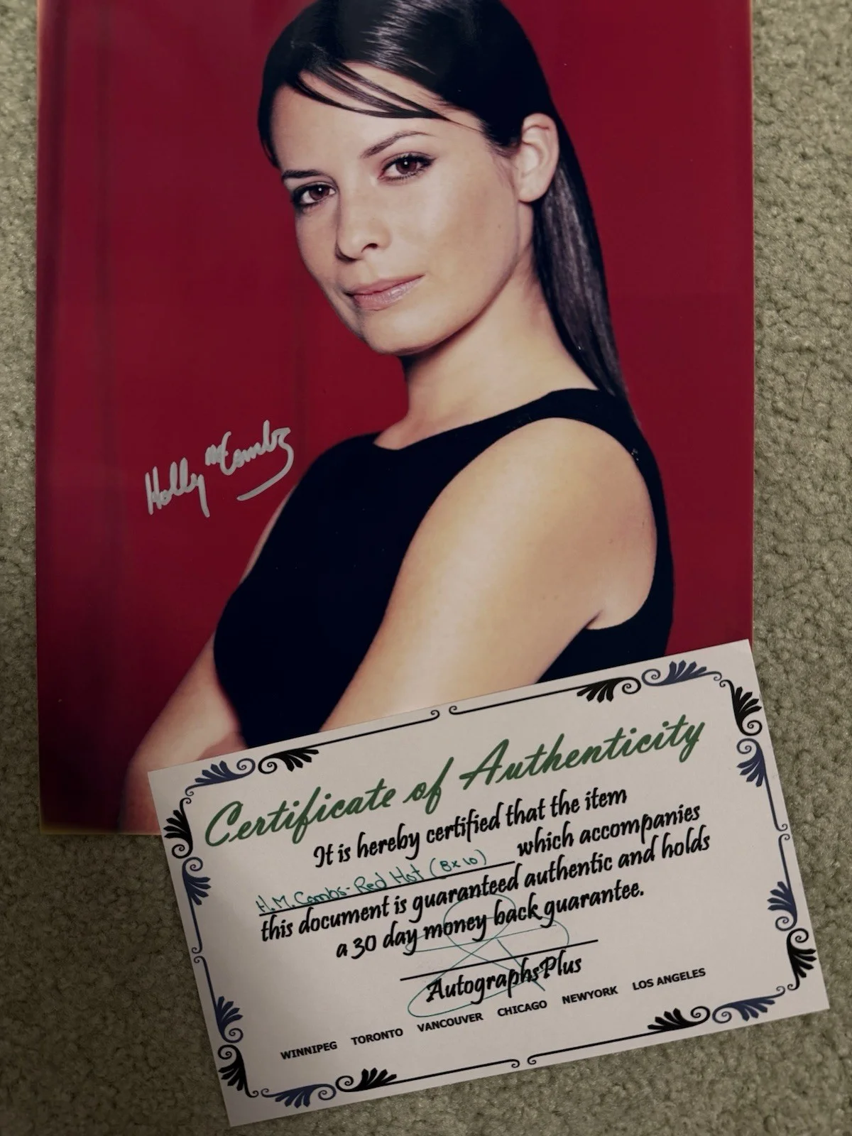Holly Marie Combs — Holly Marie Combs Signed 8x10 Photo Charmed COA