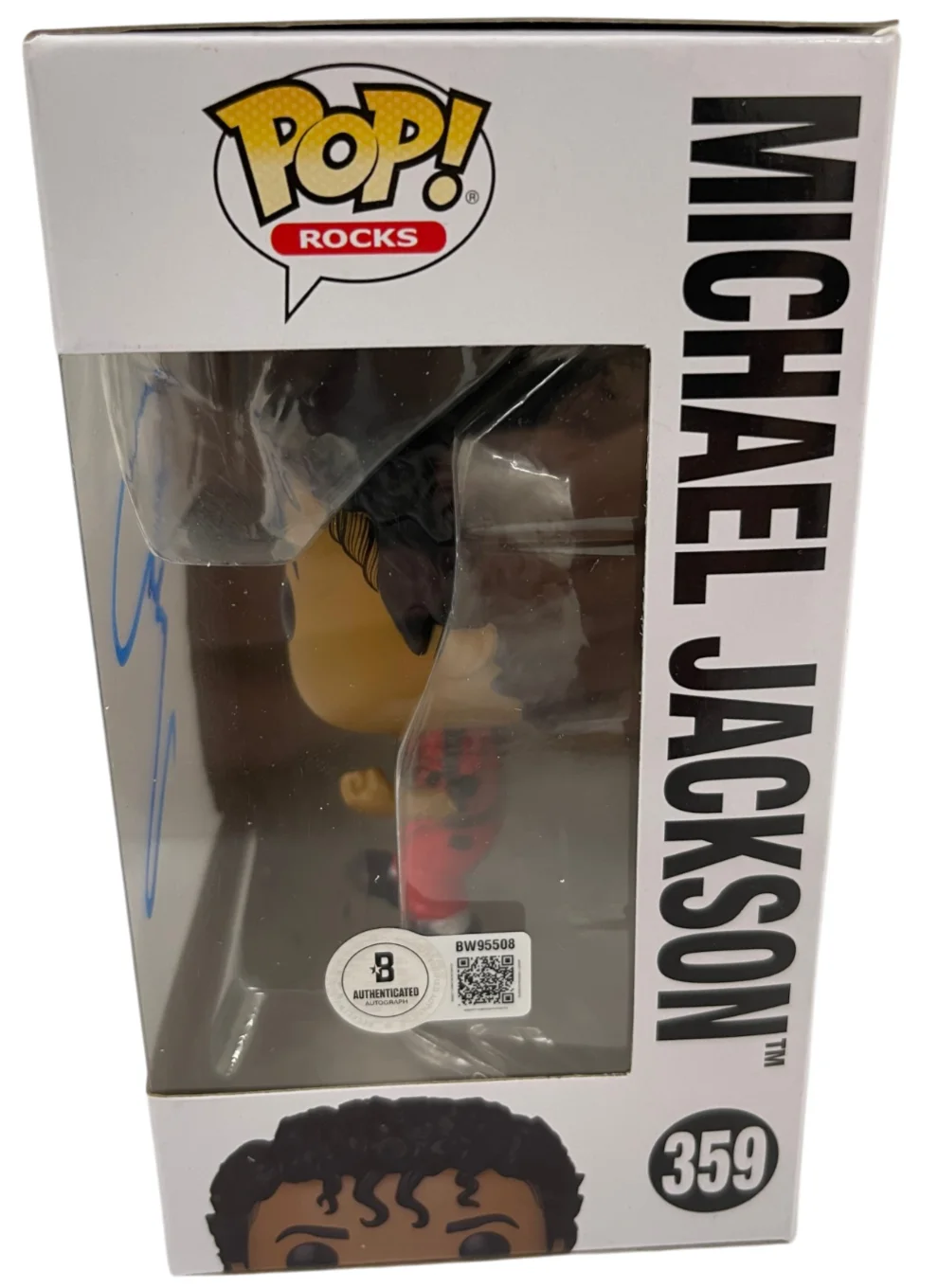 Jaafar Jackson — Jaafar Jackson Signed Michael Jackson Funko Authnetic Autograph Beckett, image 2