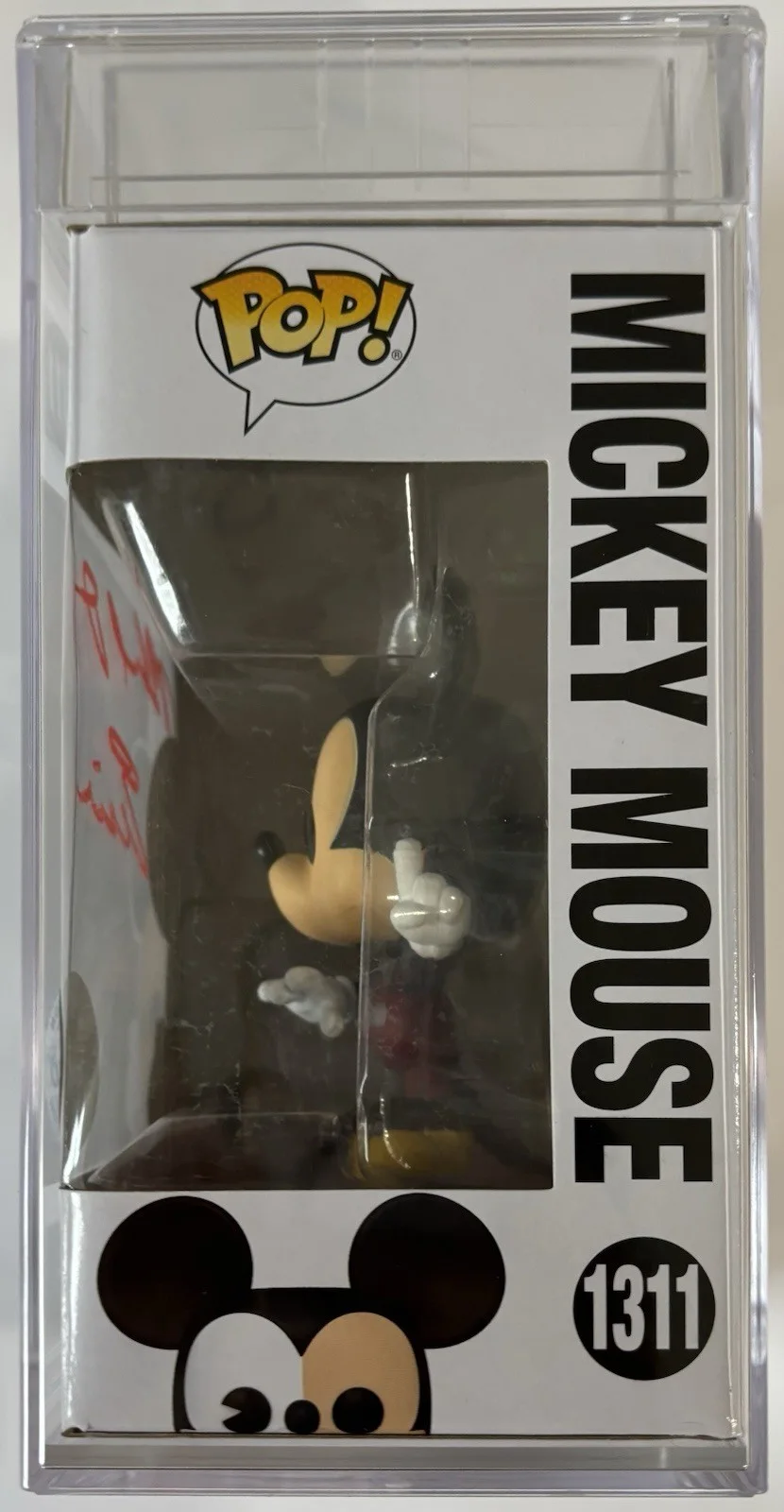 Michael Eisner Autographed/Signed Disney Mickey Mouse 100th Funko Pop PSA ENCAP, image 2
